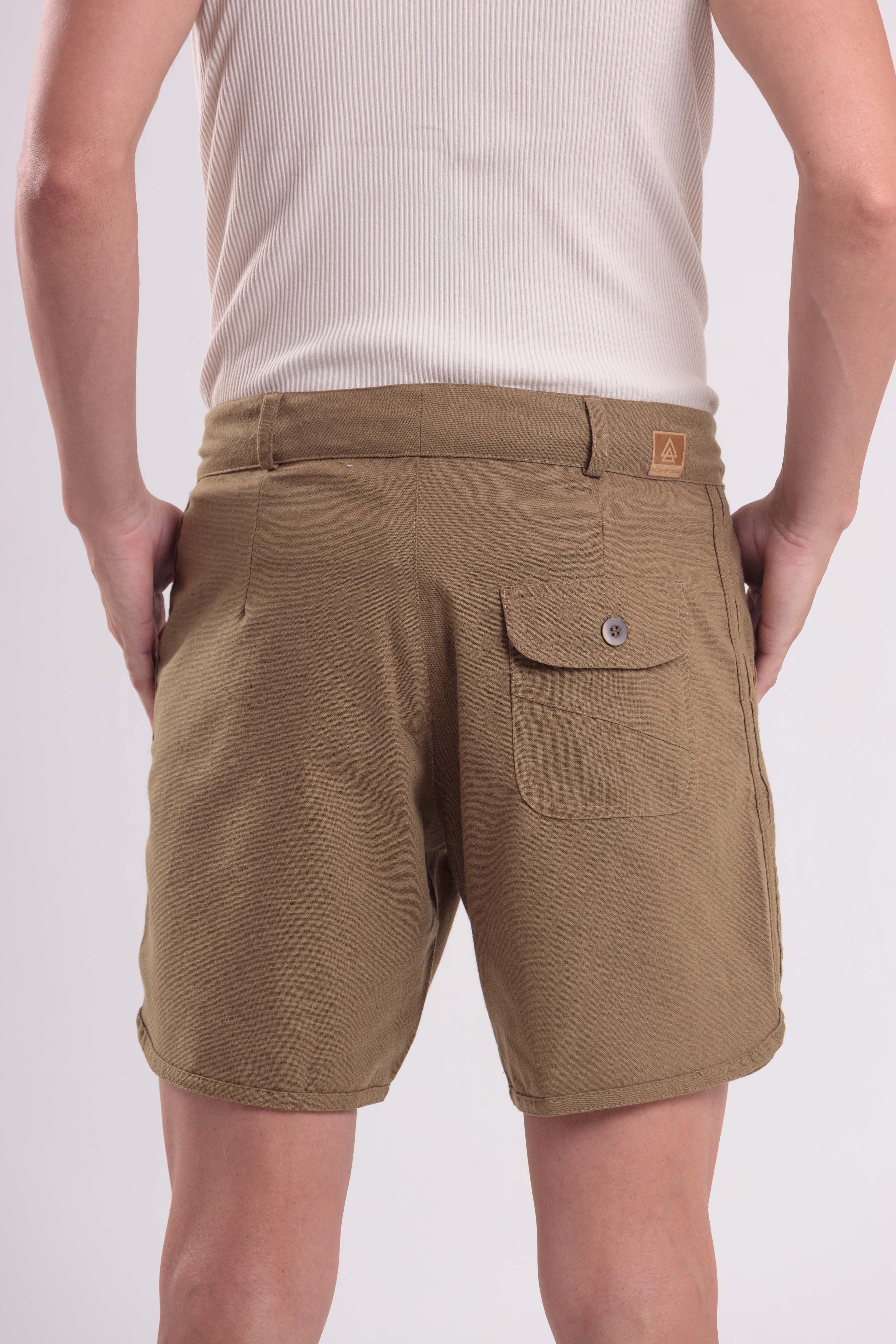 Bermuda Linho Daily Marrom