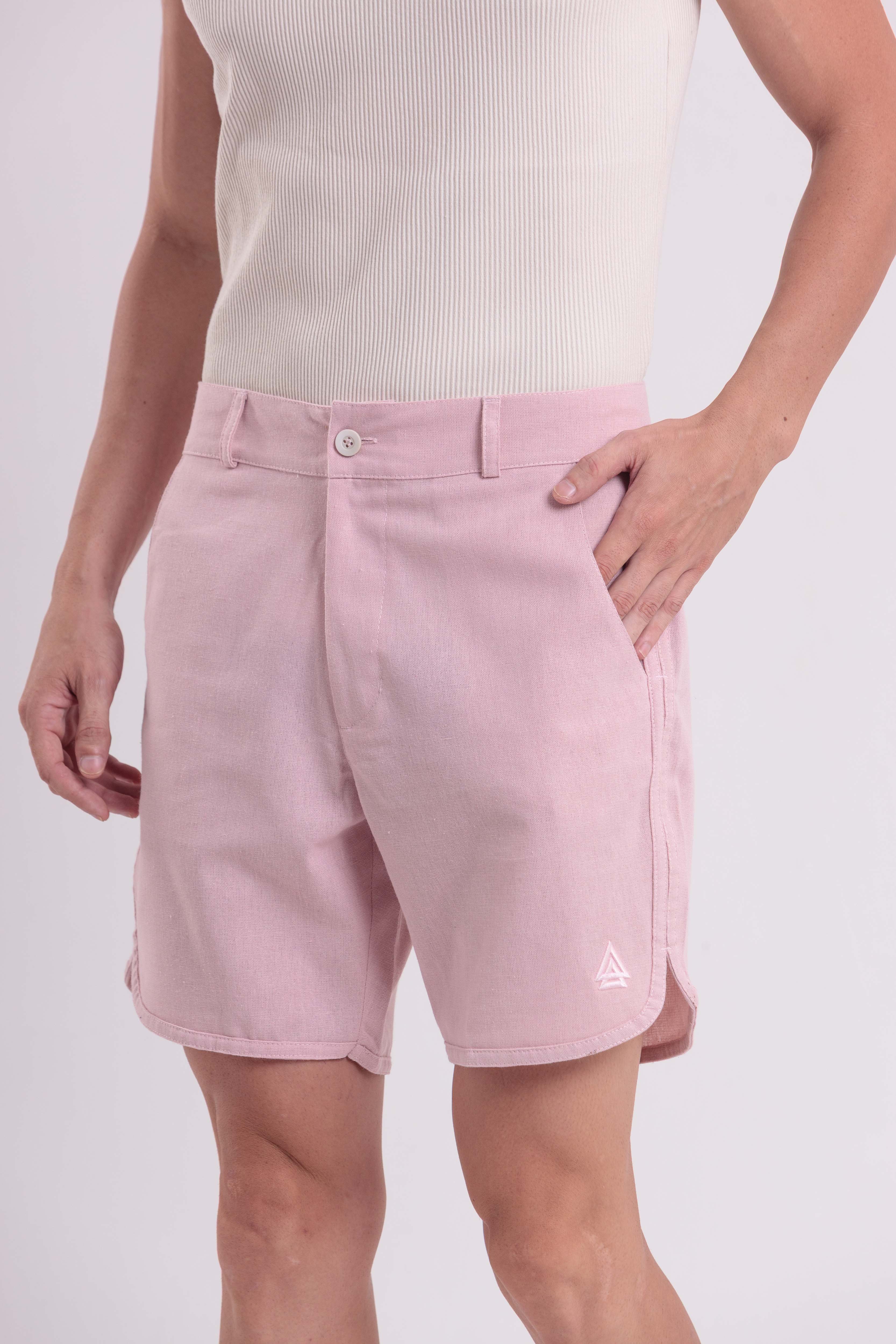 Bermuda Linho Daily Rosa