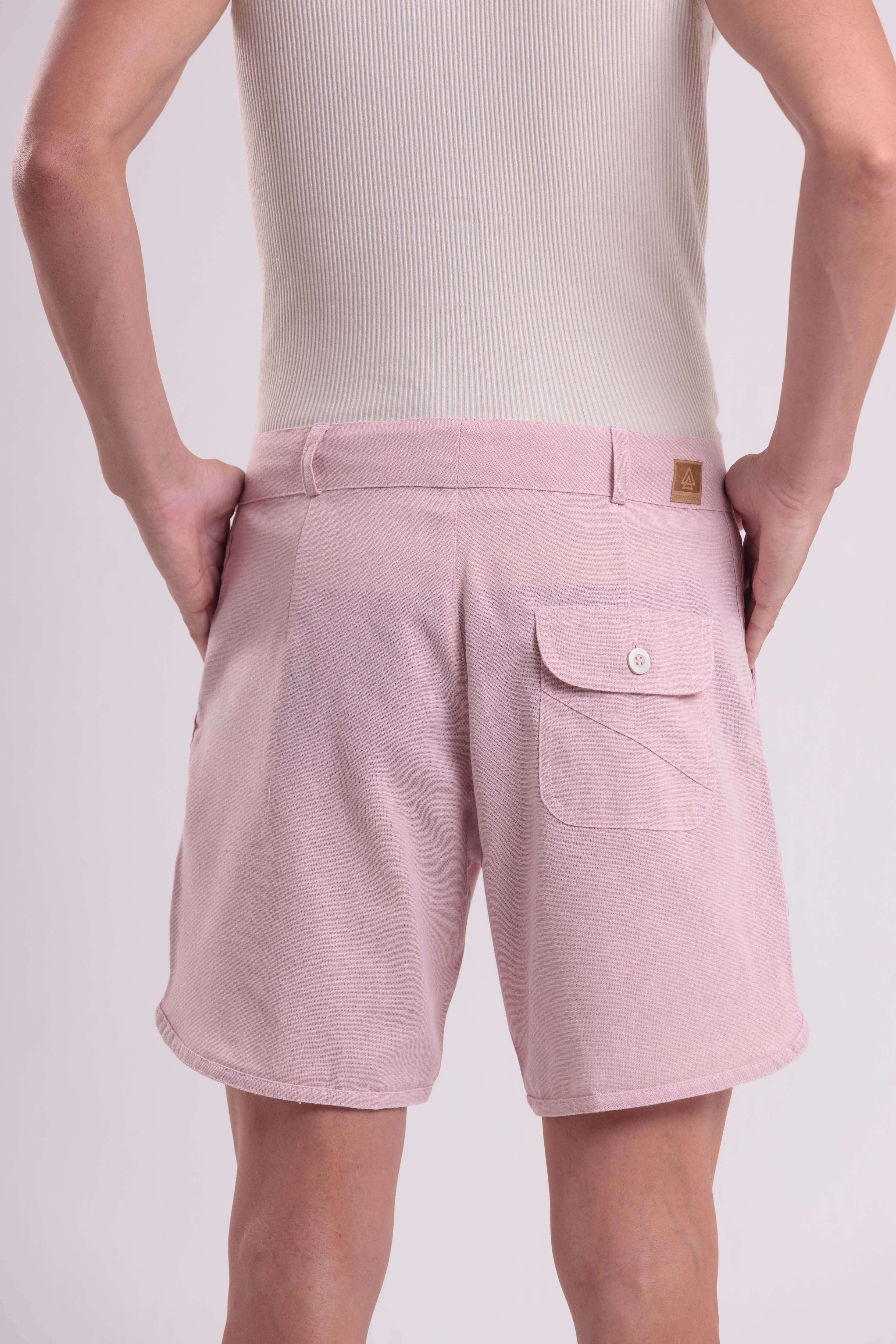 Bermuda Linho Daily Rosa