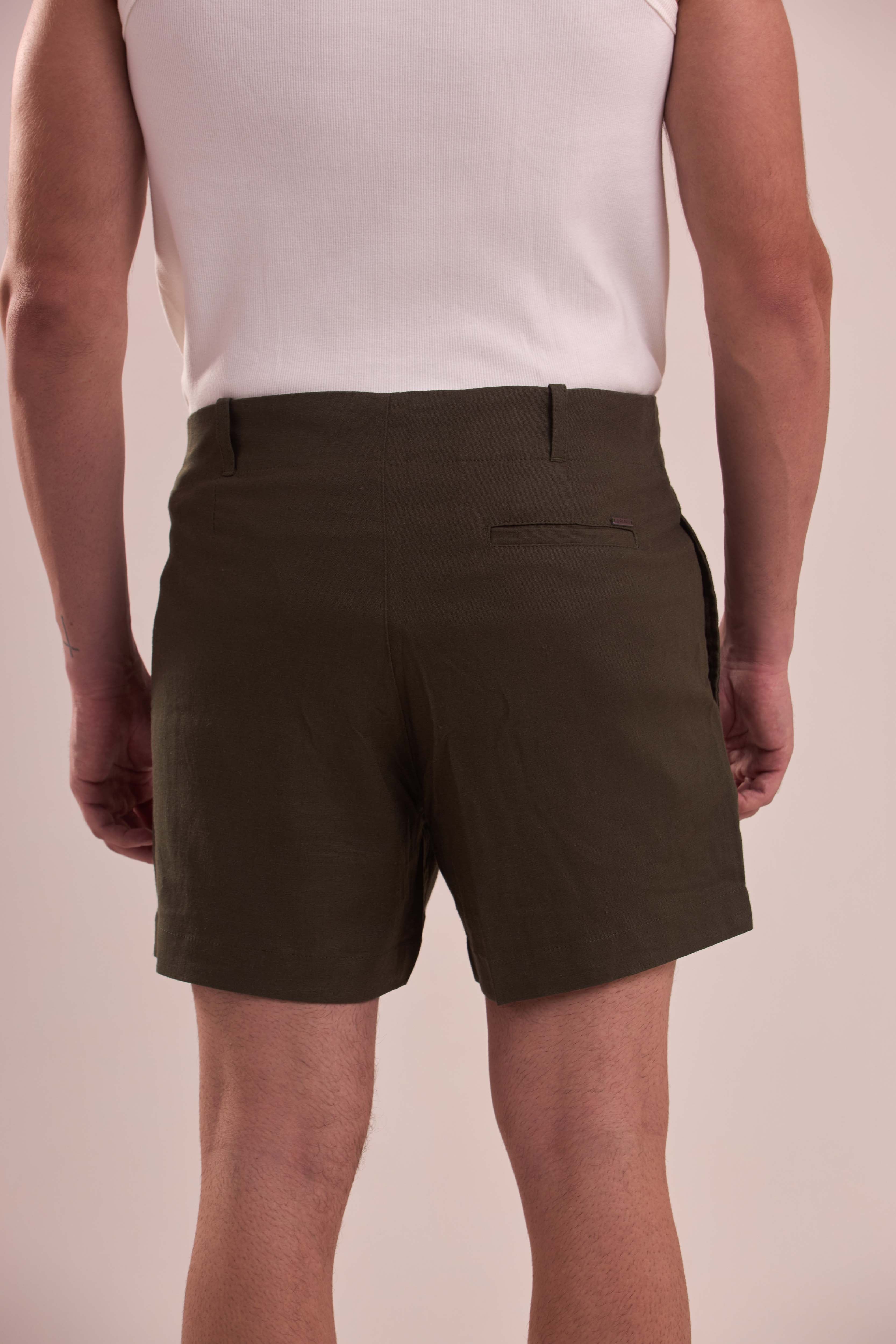 Bermuda de Linho Essential Pinho