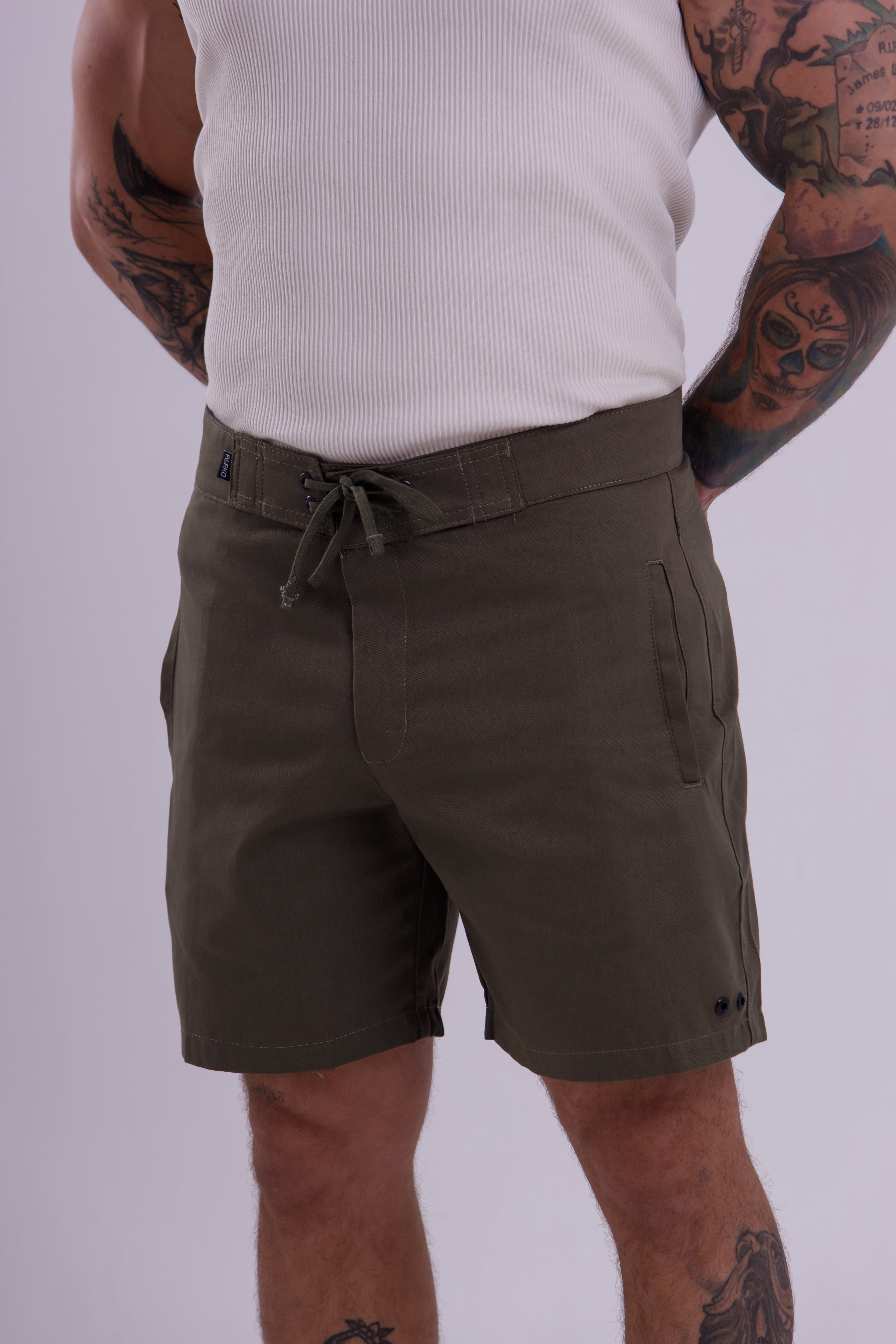 Bermuda de Sarja Citywalk Verde Militar