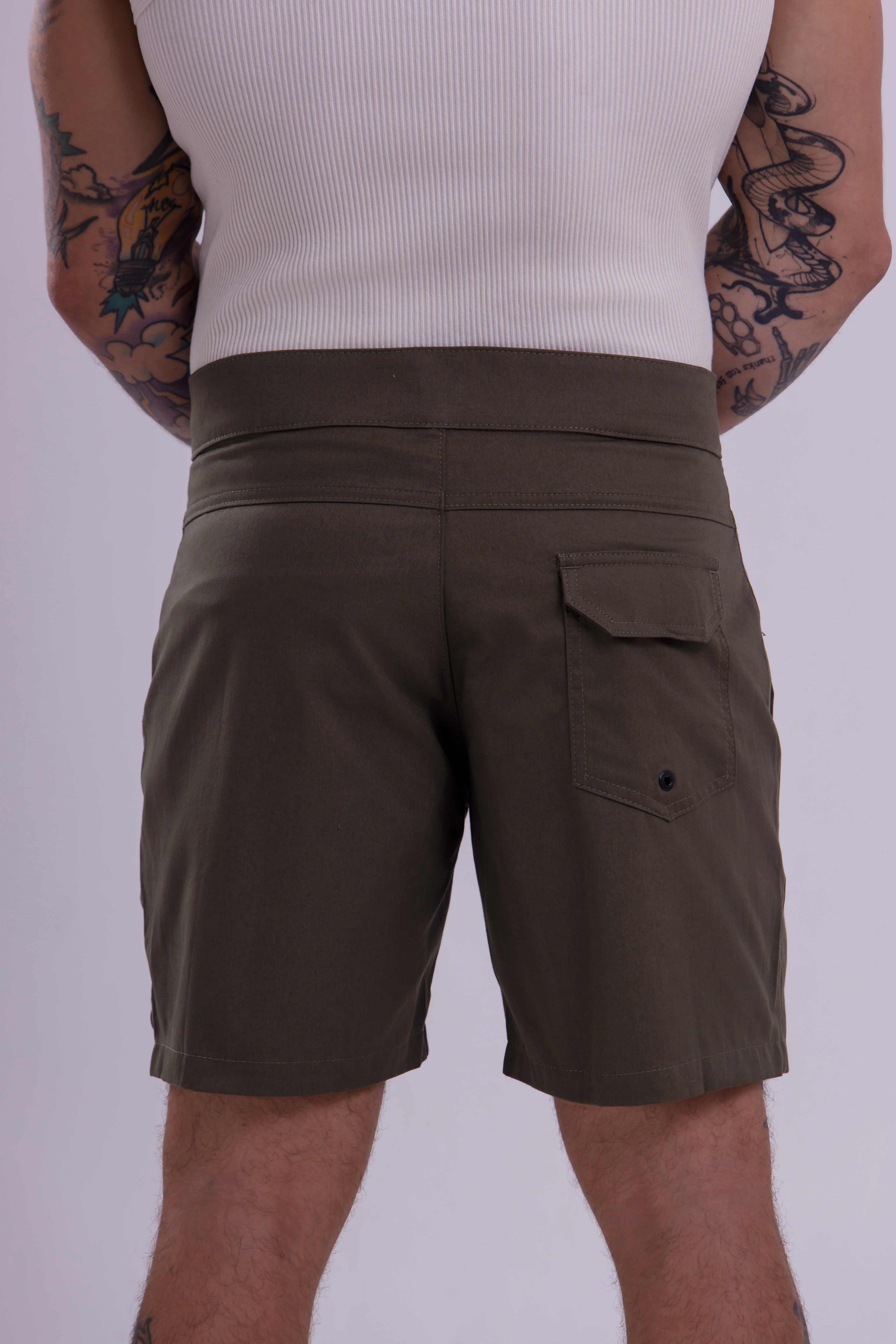 Bermuda de Sarja Citywalk Verde Militar