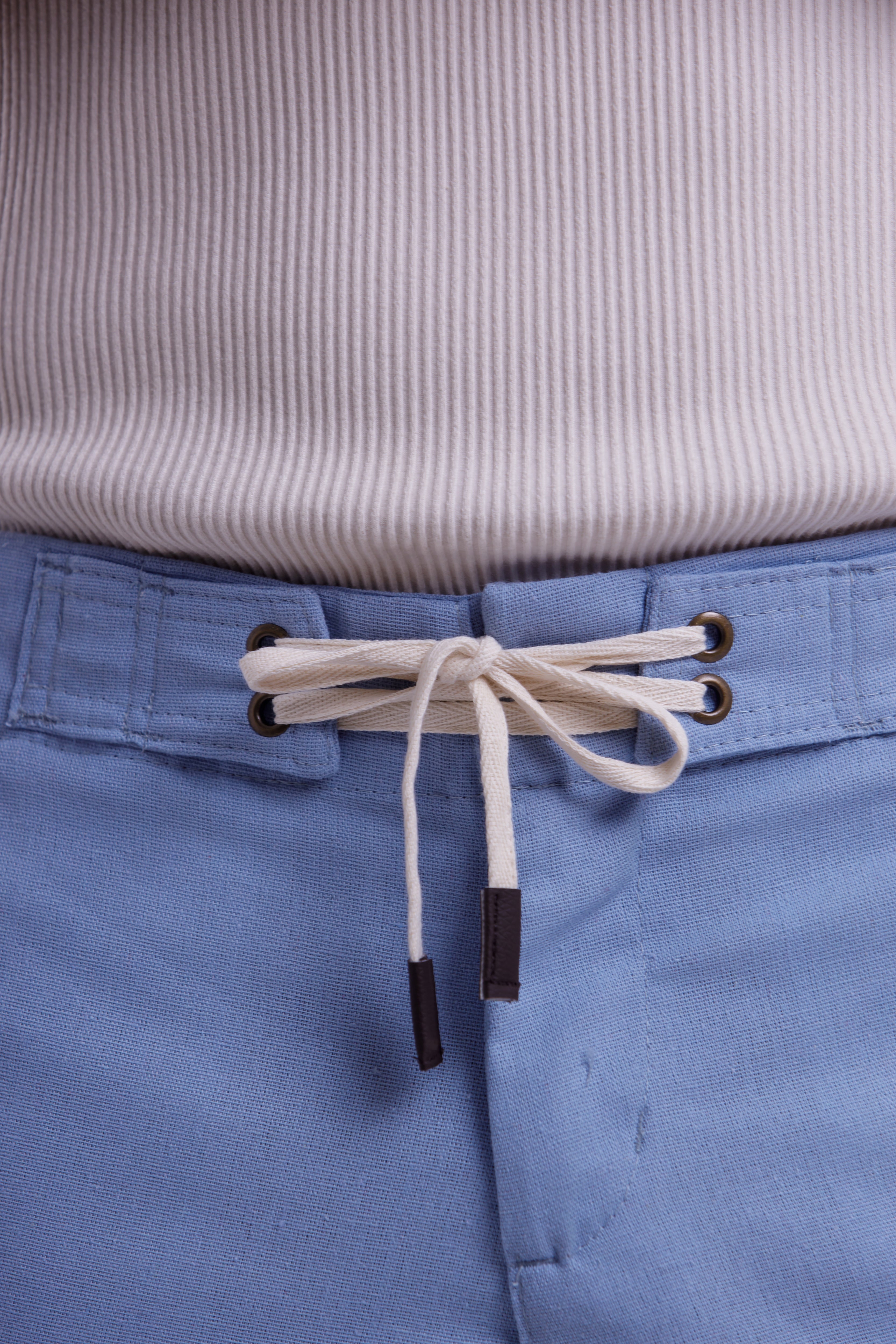 Bermuda Linho Pipa Azul Bebê