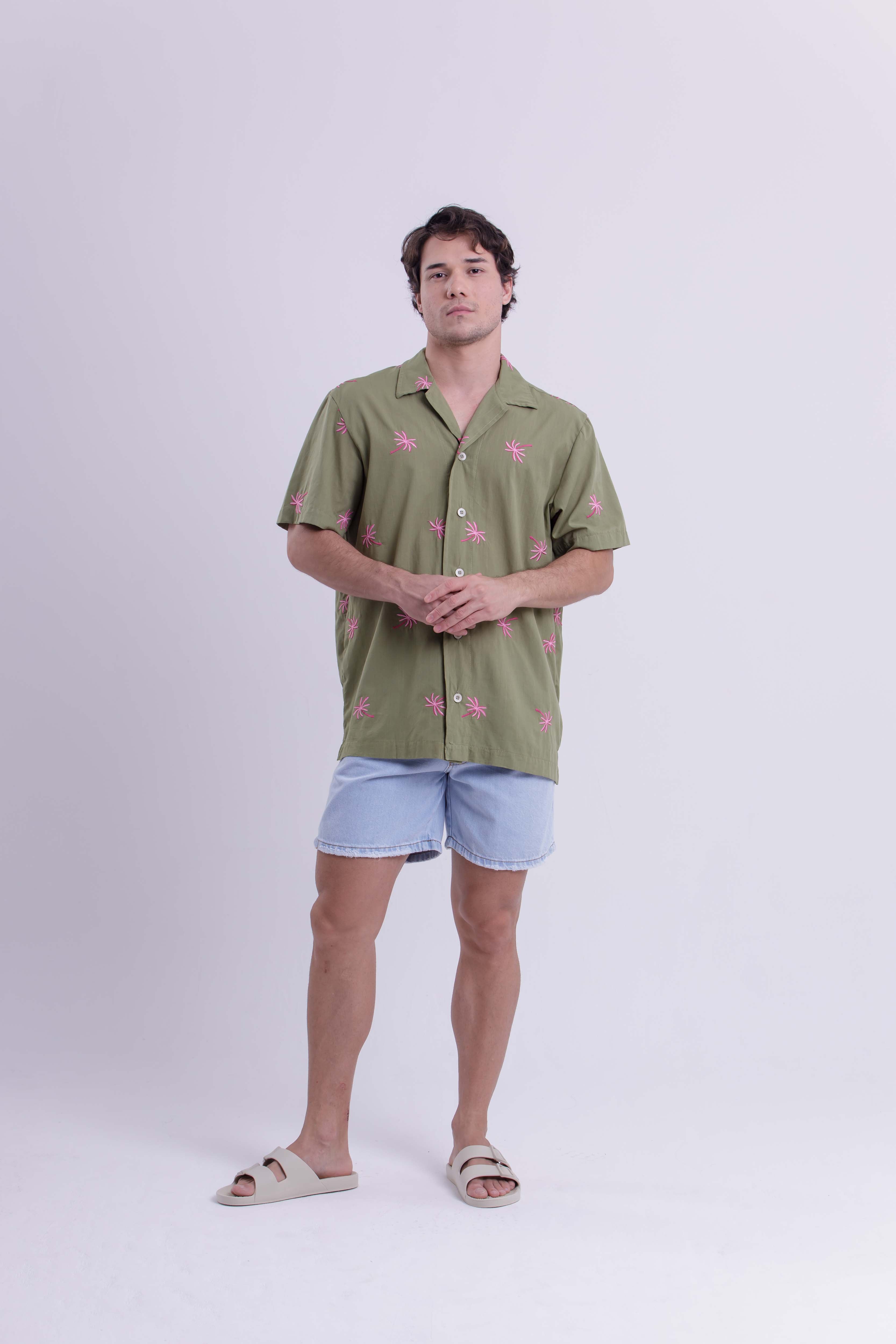 Camisa Boliche Coqueiro