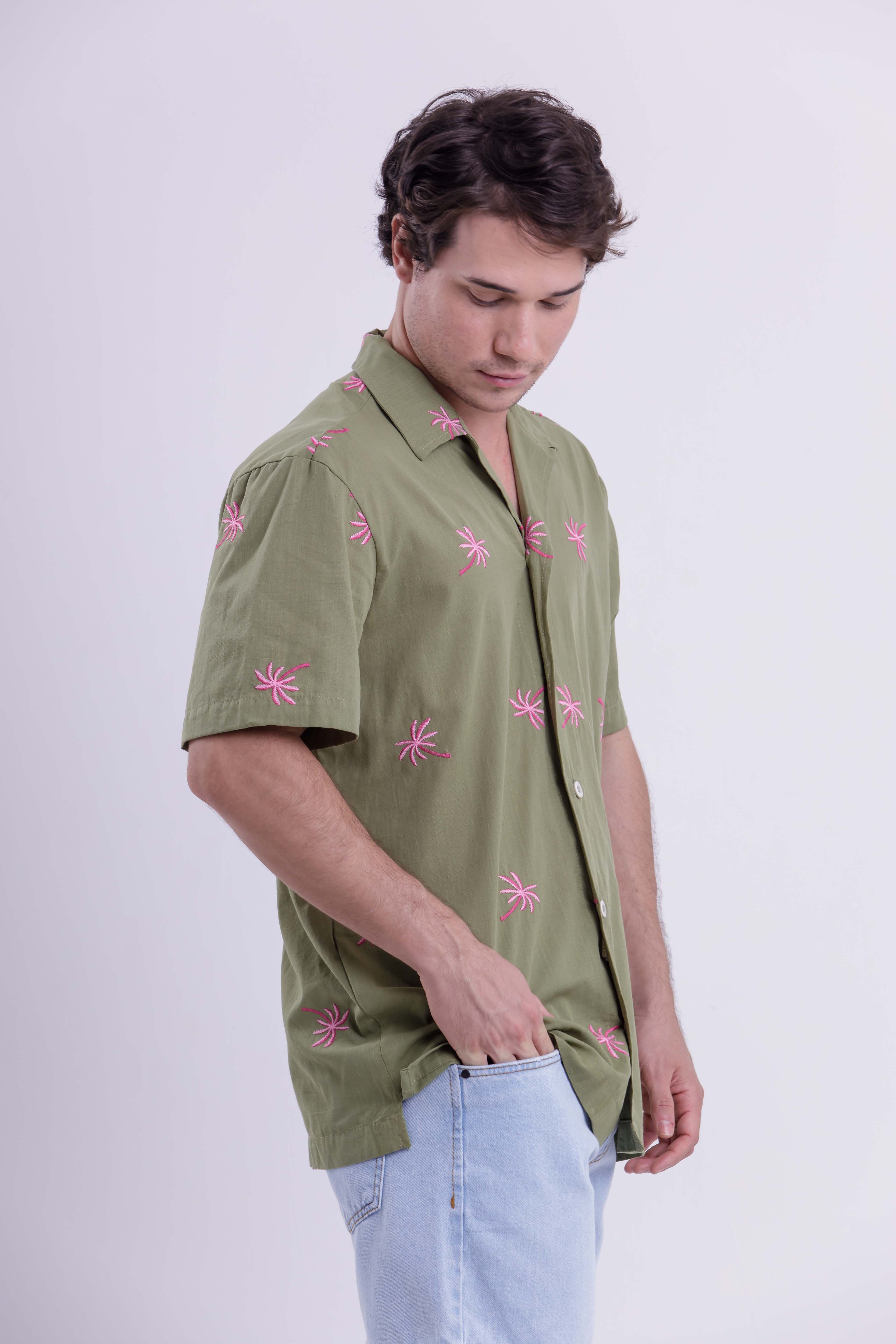 Camisa Boliche Coqueiro