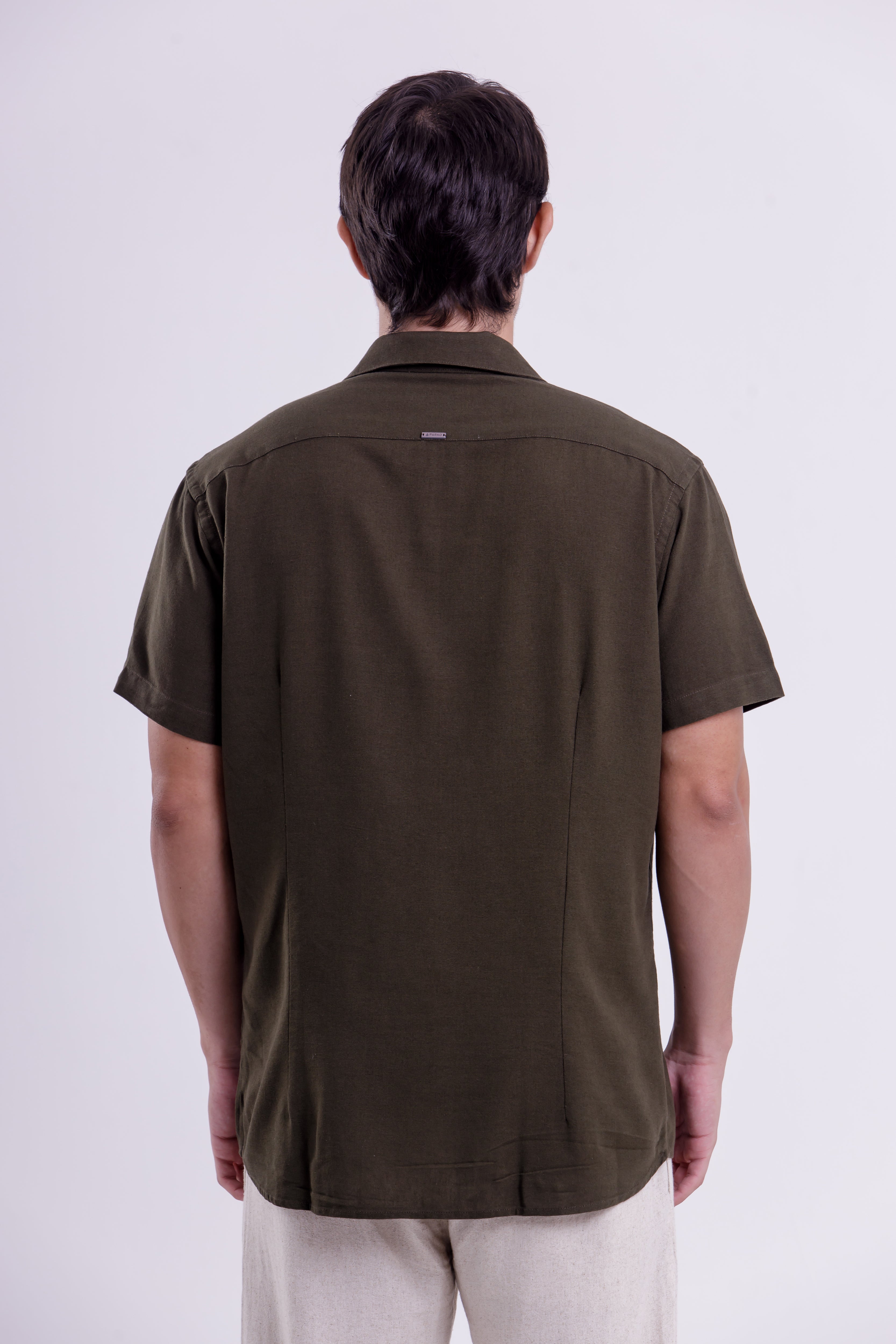 CAMISA ESSENTIAL WASH VERDE