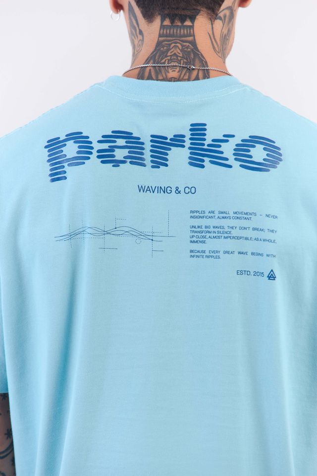 Camiseta Over Boxy Waving