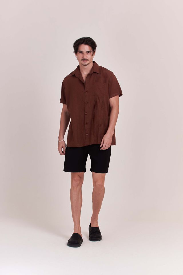 Camisa Ripple Choco