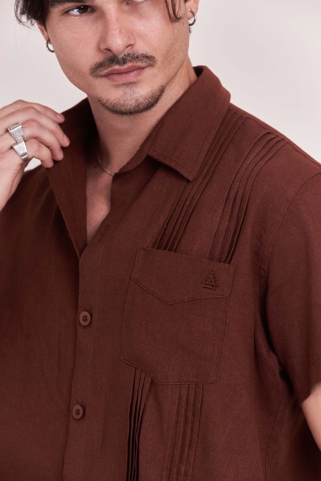 Camisa Ripple Choco