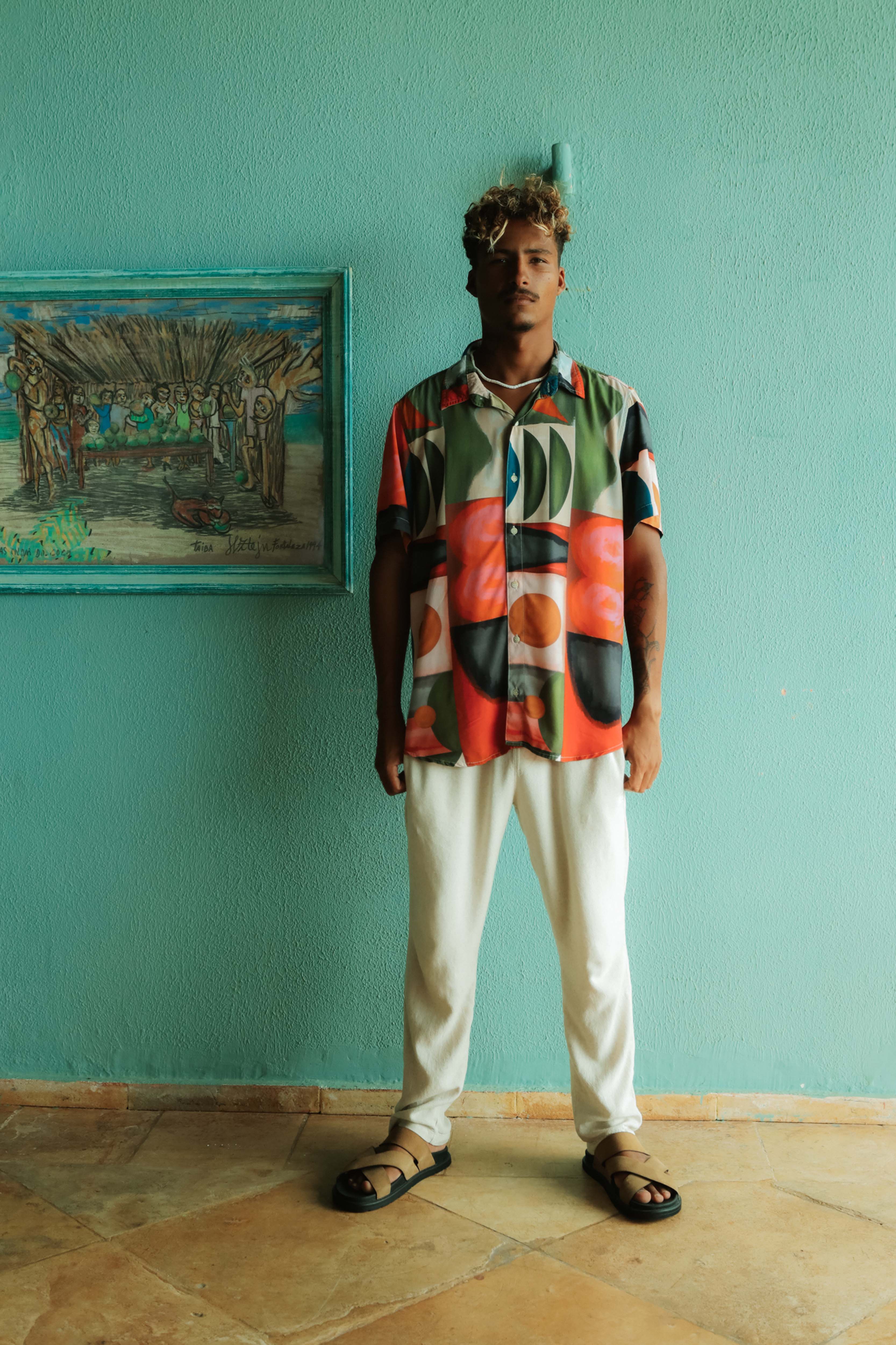 Camisa Vintage Ladrilho