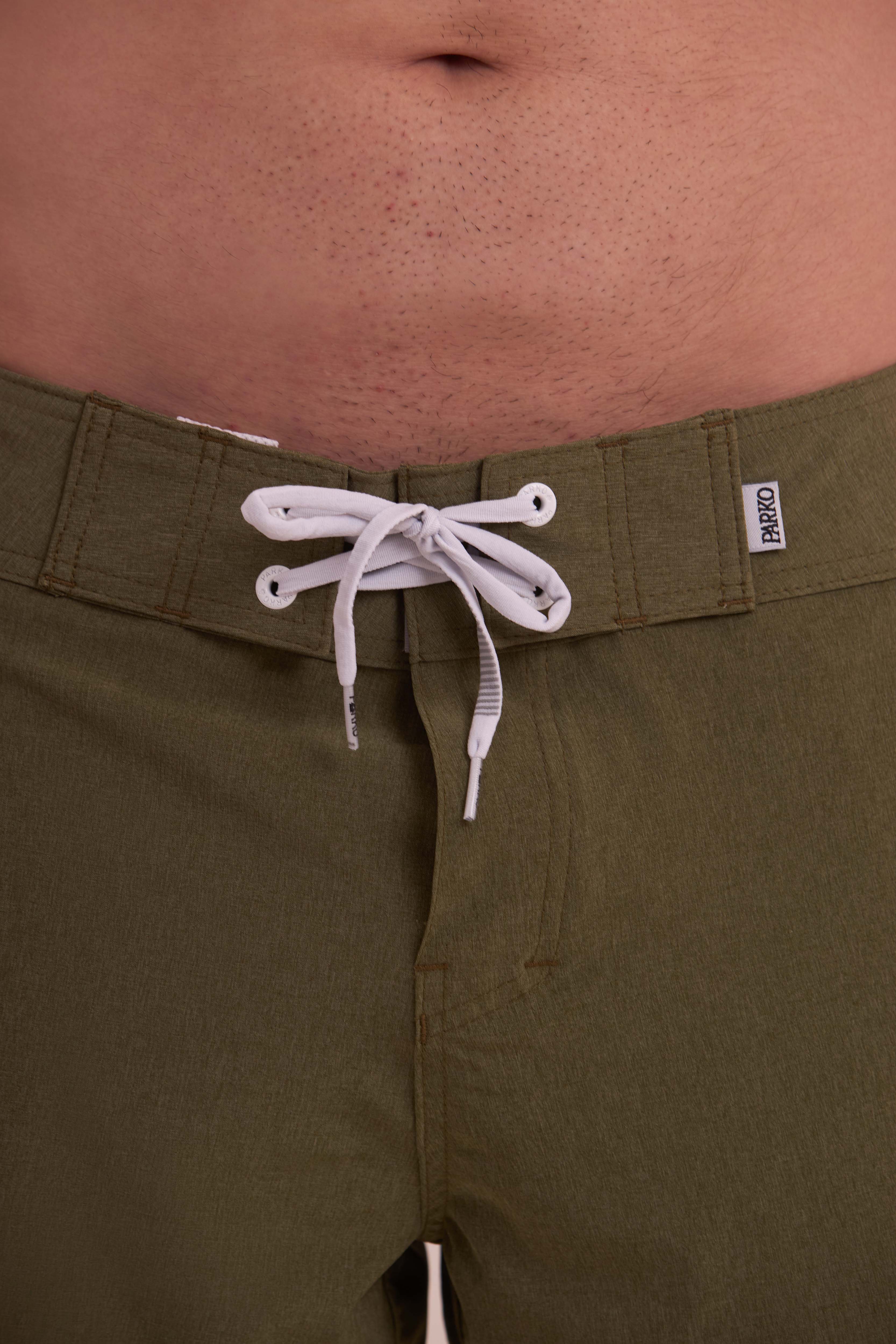 Boardshort Surf Retrô Verde Militar