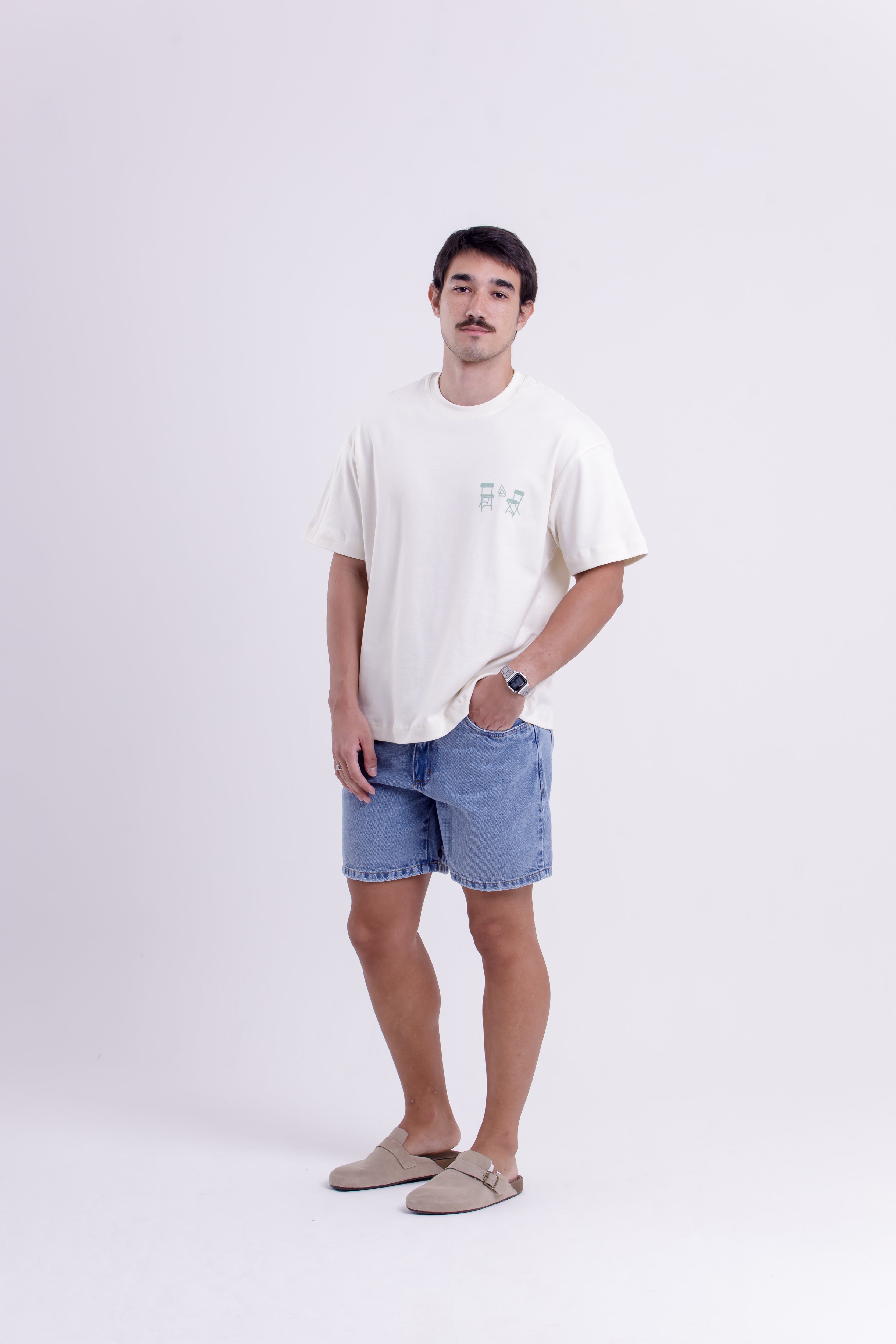 T-shirt Over Boxy Calçada