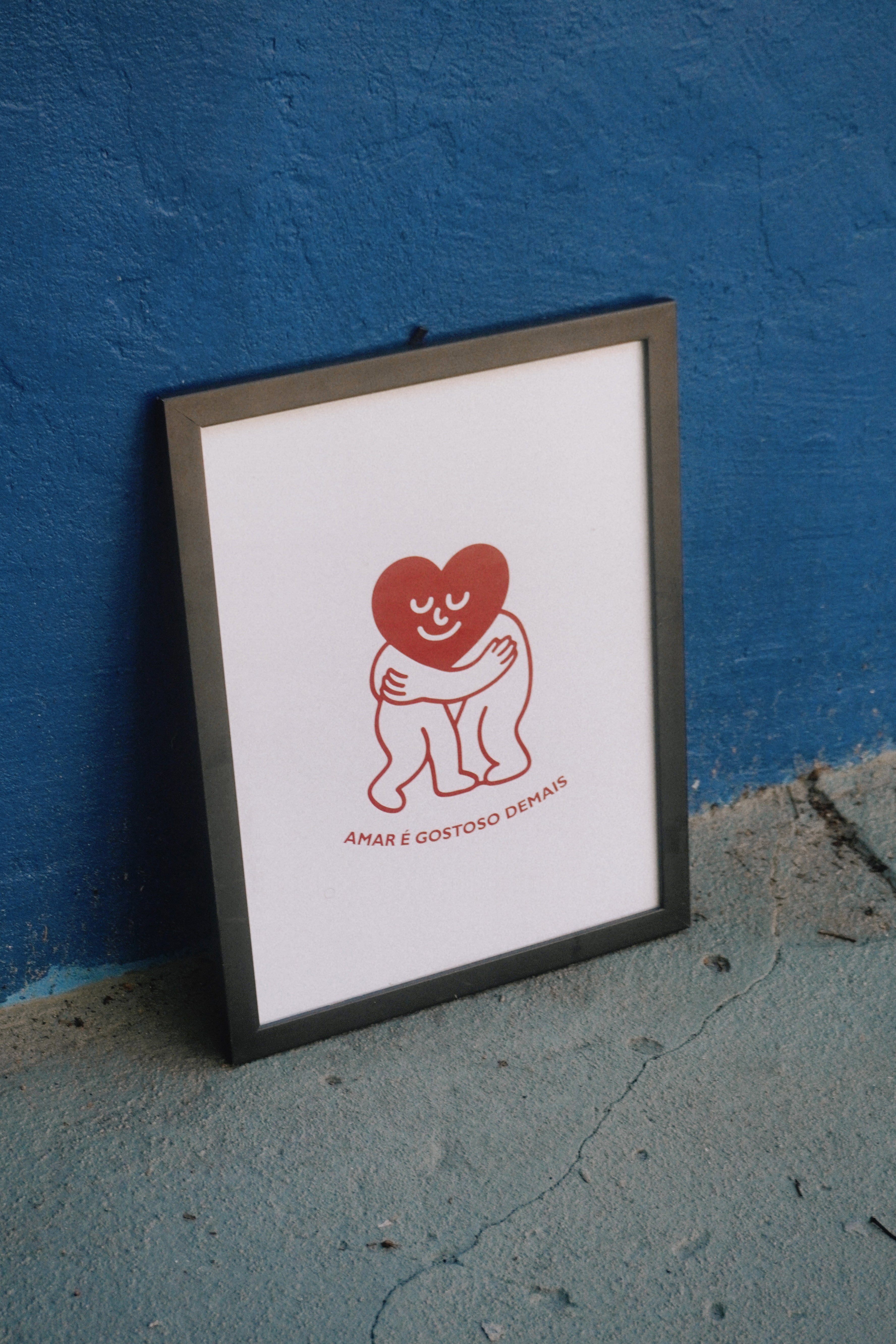 POSTER AMAR É GOSTOSO DEMAIS