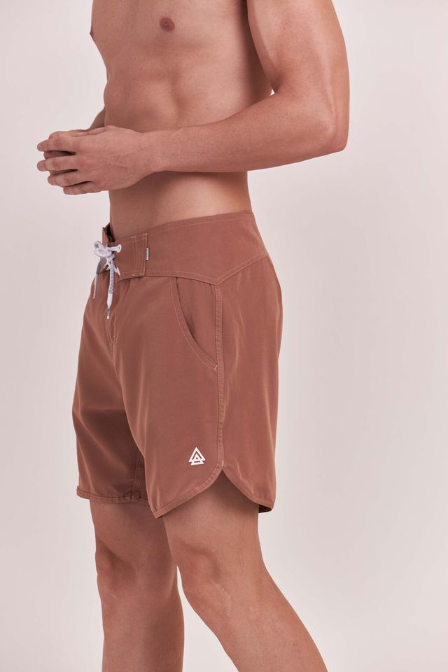 Boardshort Surf Retrô Brown