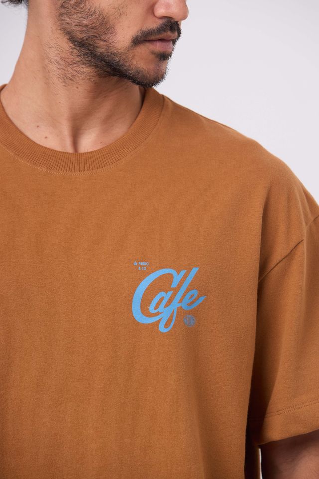 Camiseta Over Boxy Le Jour Cafe