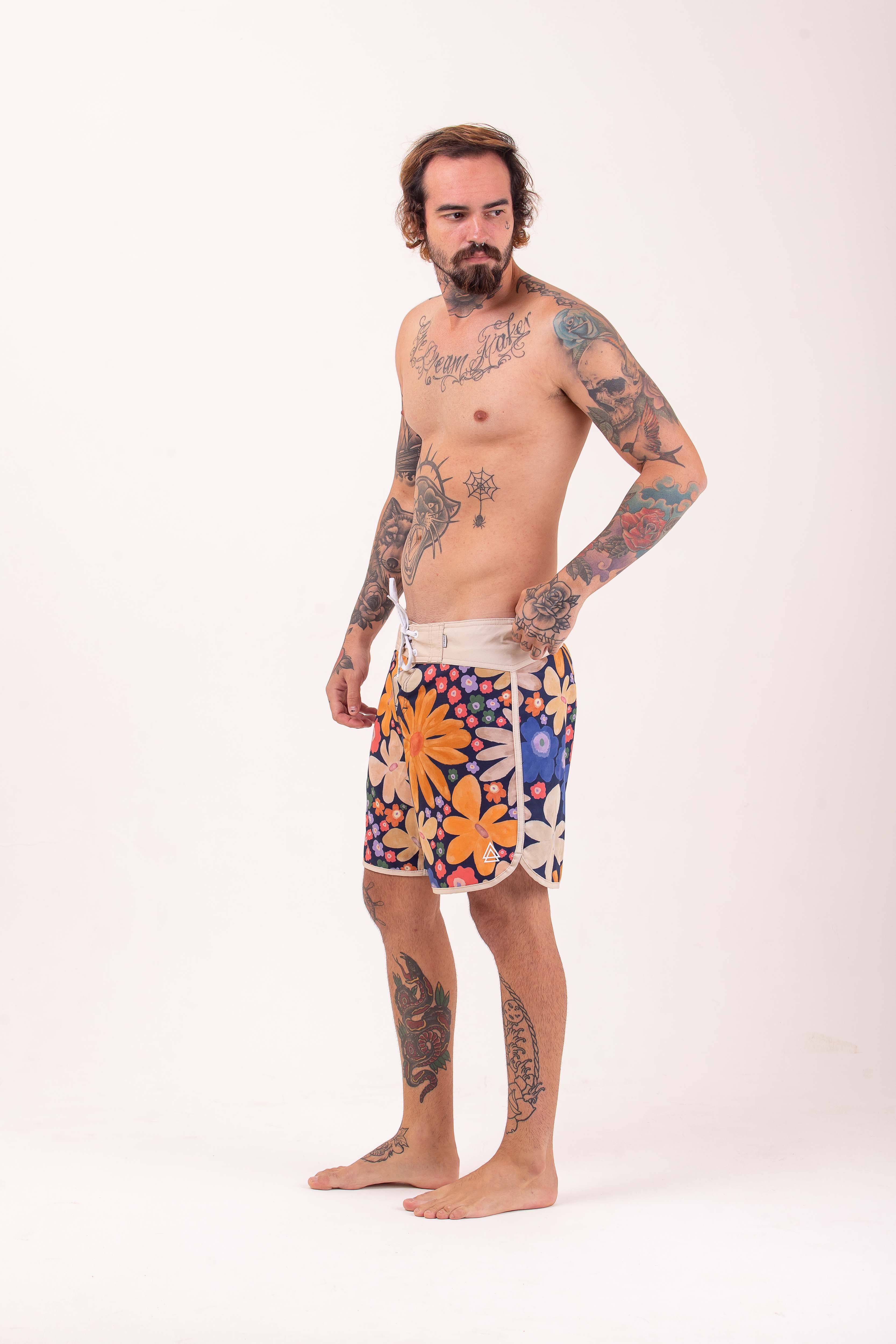 Boardshort California Bloom Daisy