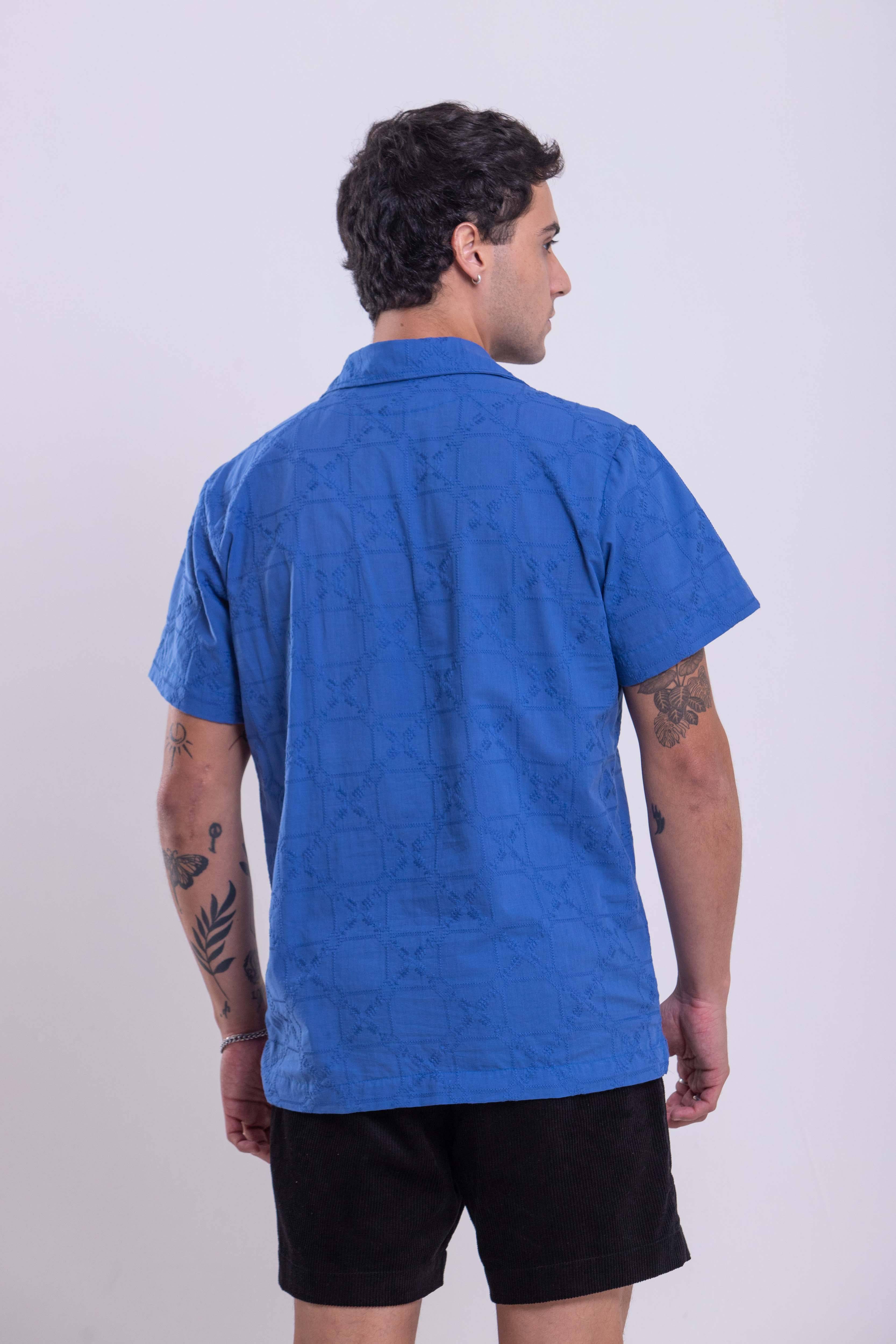 Camisa Boliche Mosaico