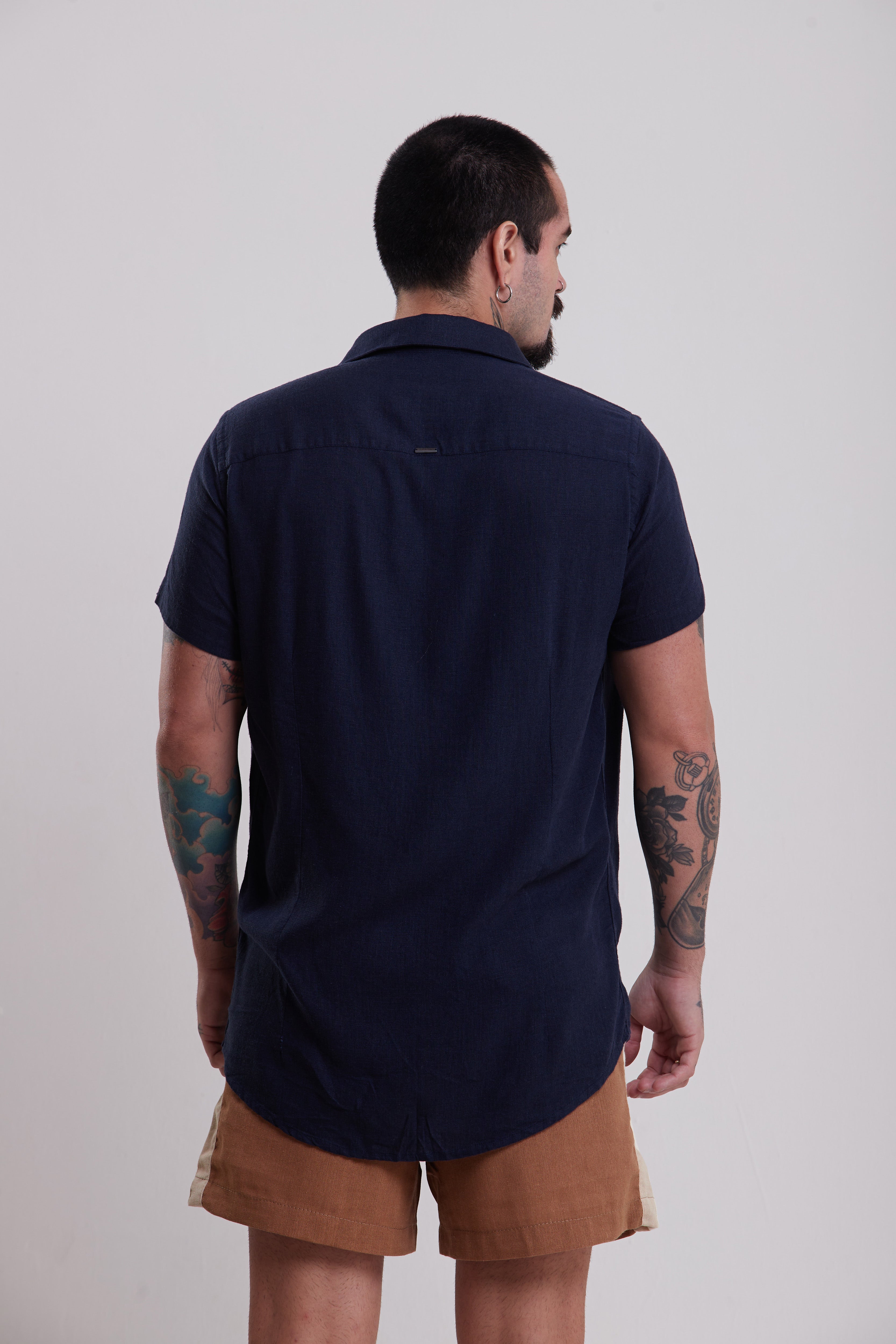 CAMISA ESSENTIAL WASH AZUL