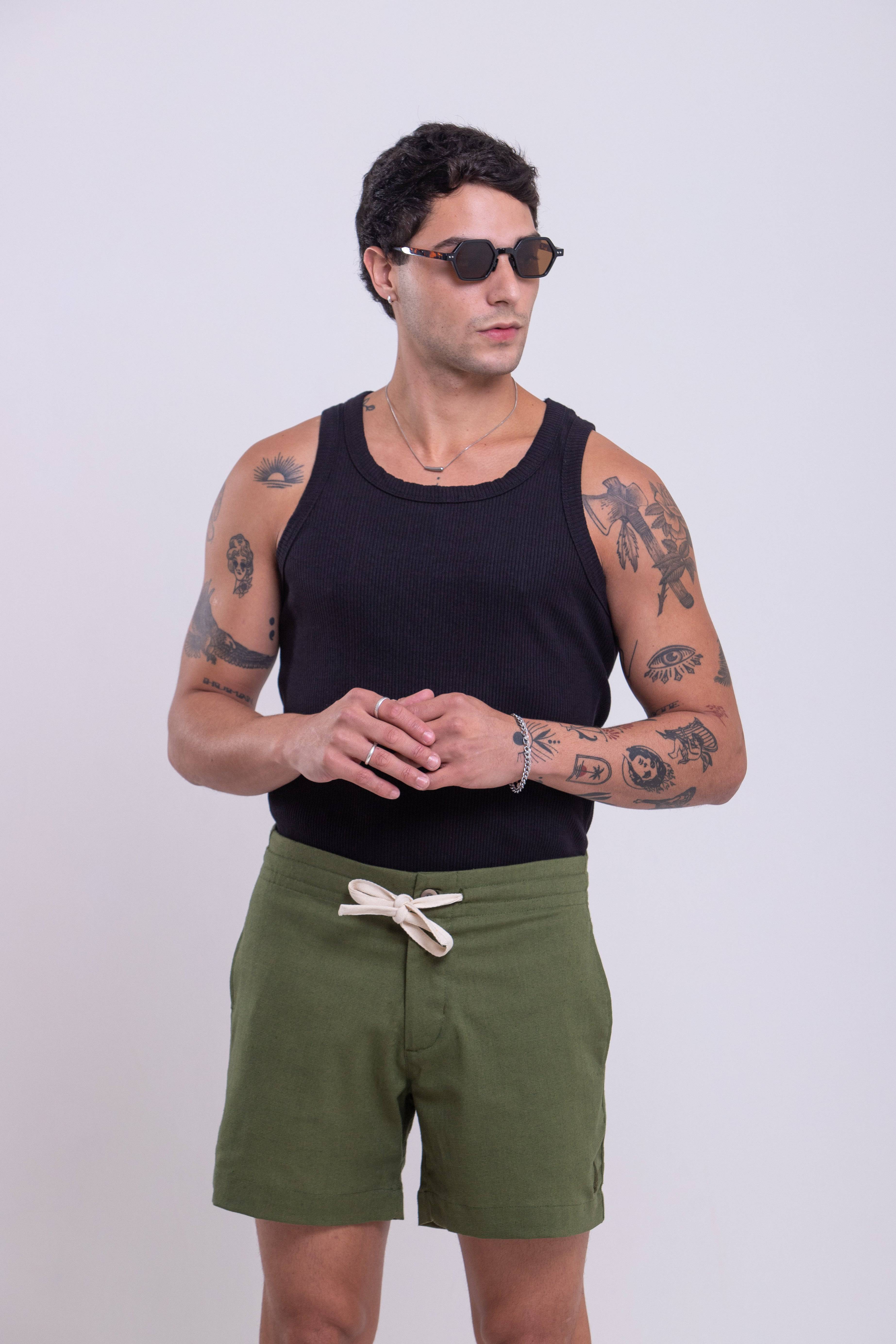 Bermuda de Linho Classica