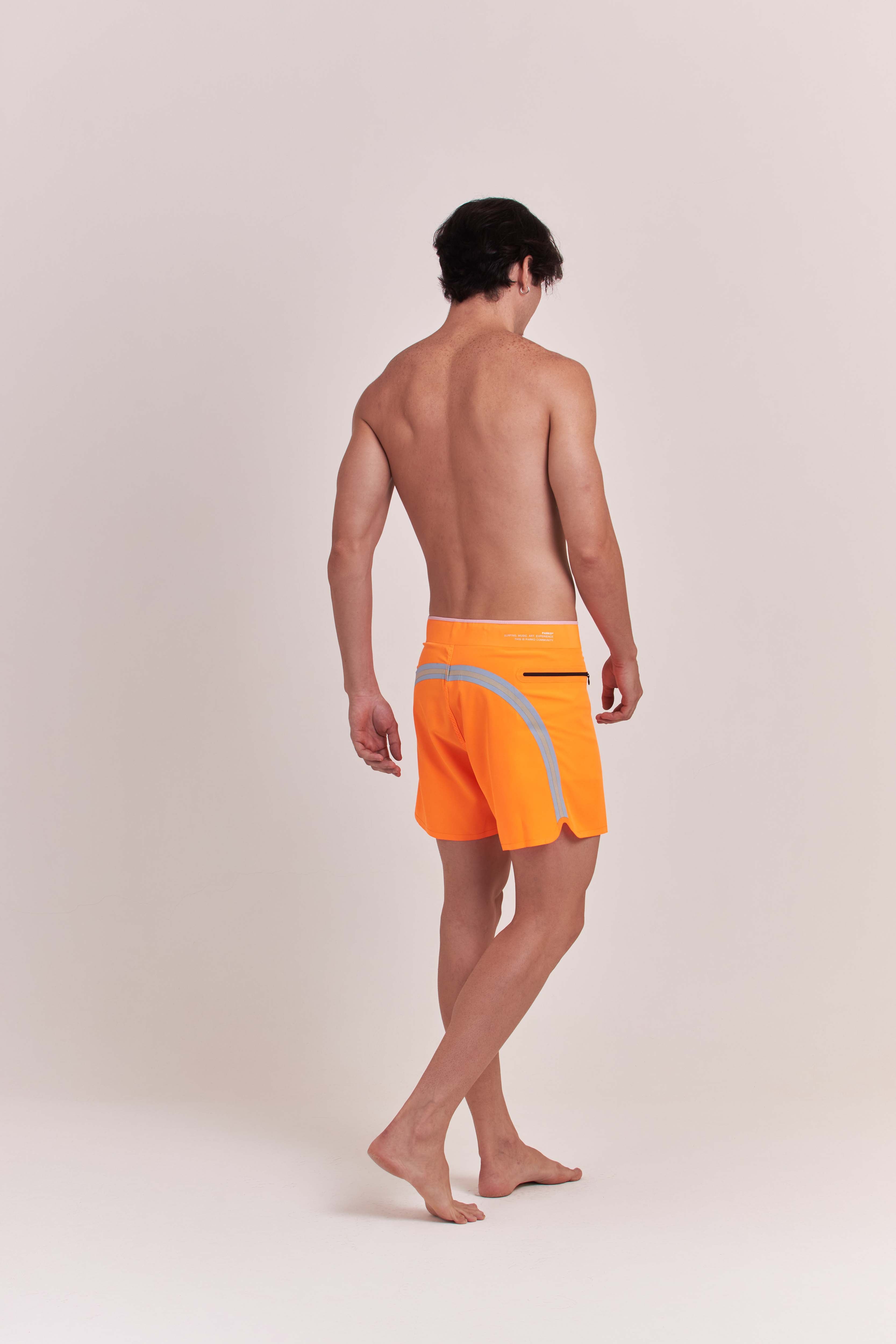 Boardshort Flow Rainbow Orange