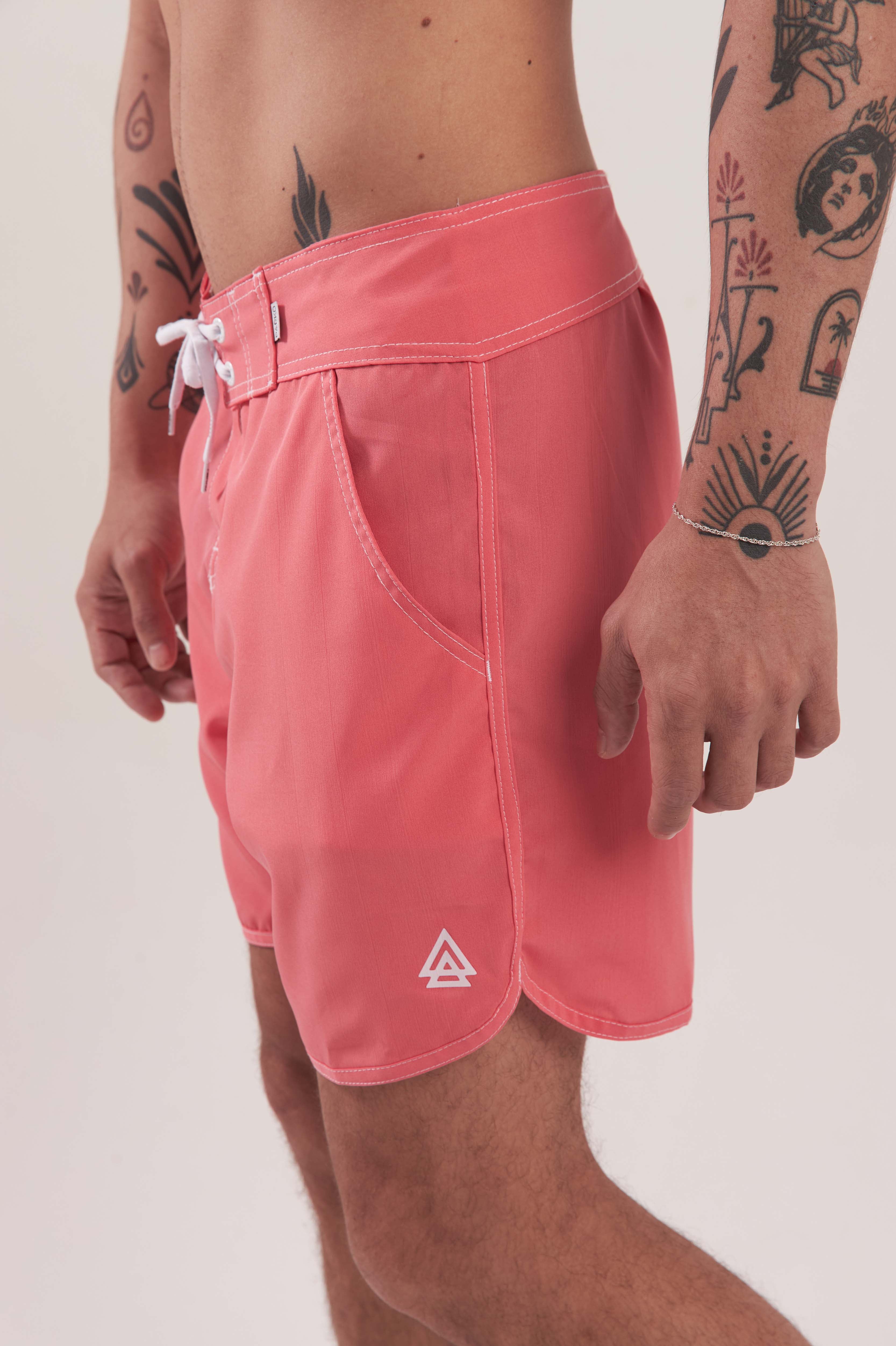 Boardshort Surf Retrô Rosê
