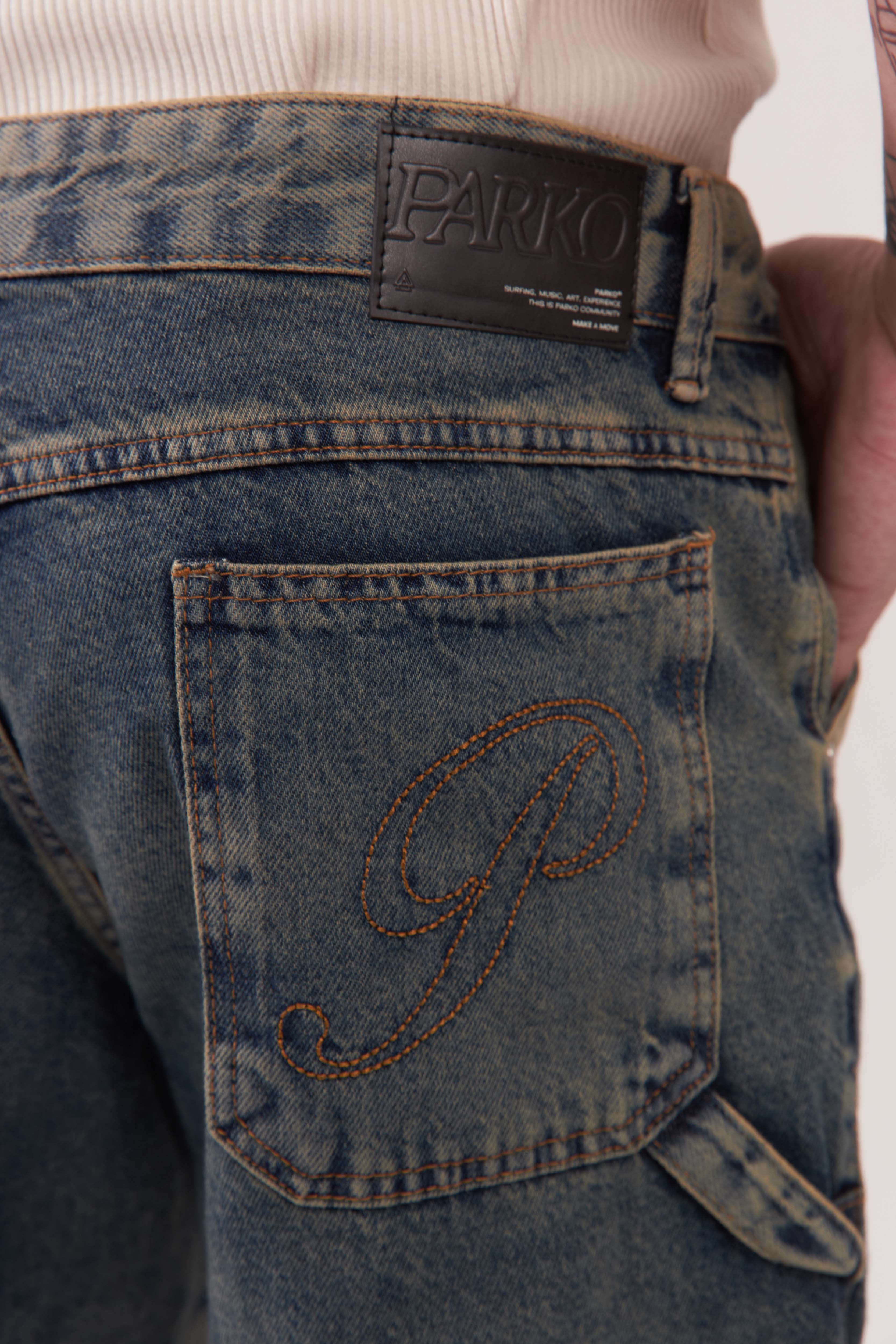 Bermuda Jeans Carpenter Dirt