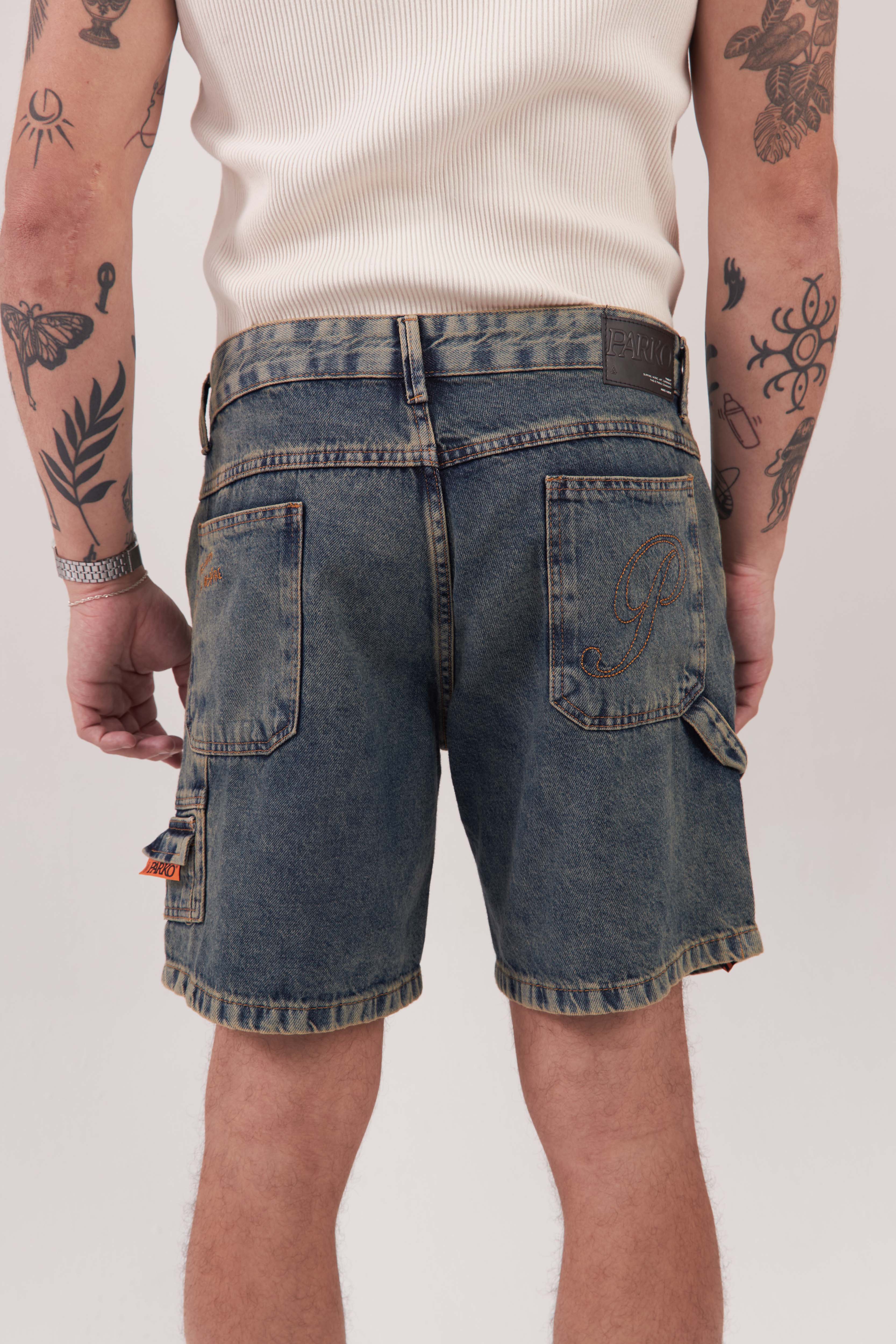 Bermuda Jeans Carpenter Dirt