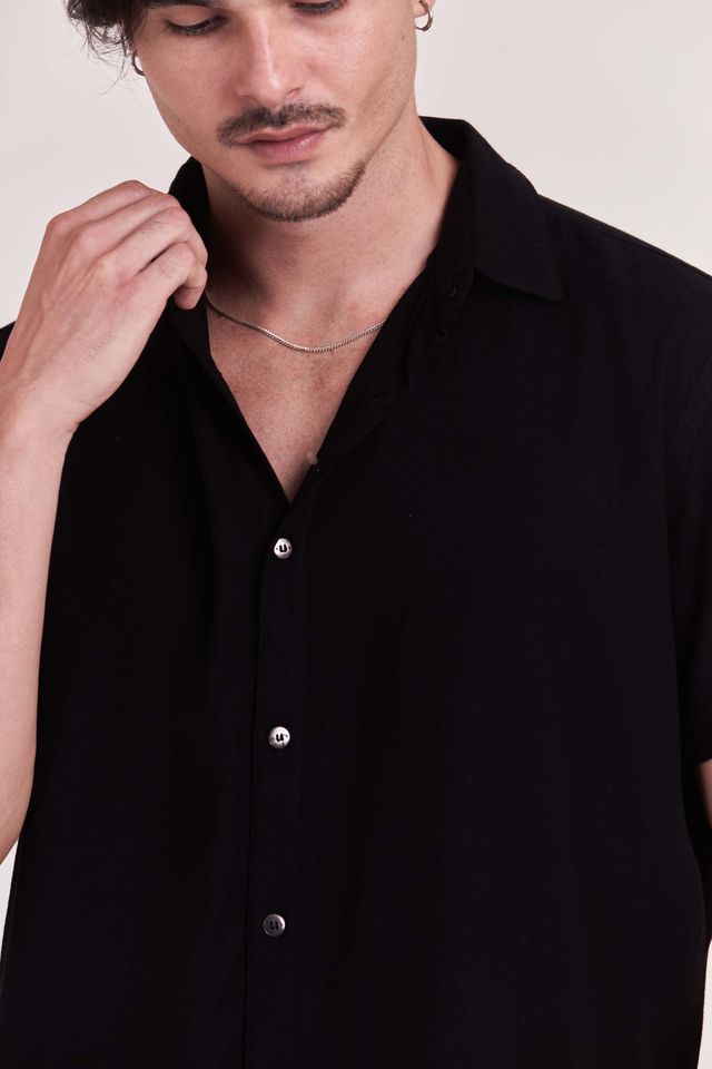 Camisa Essential Wash Preto