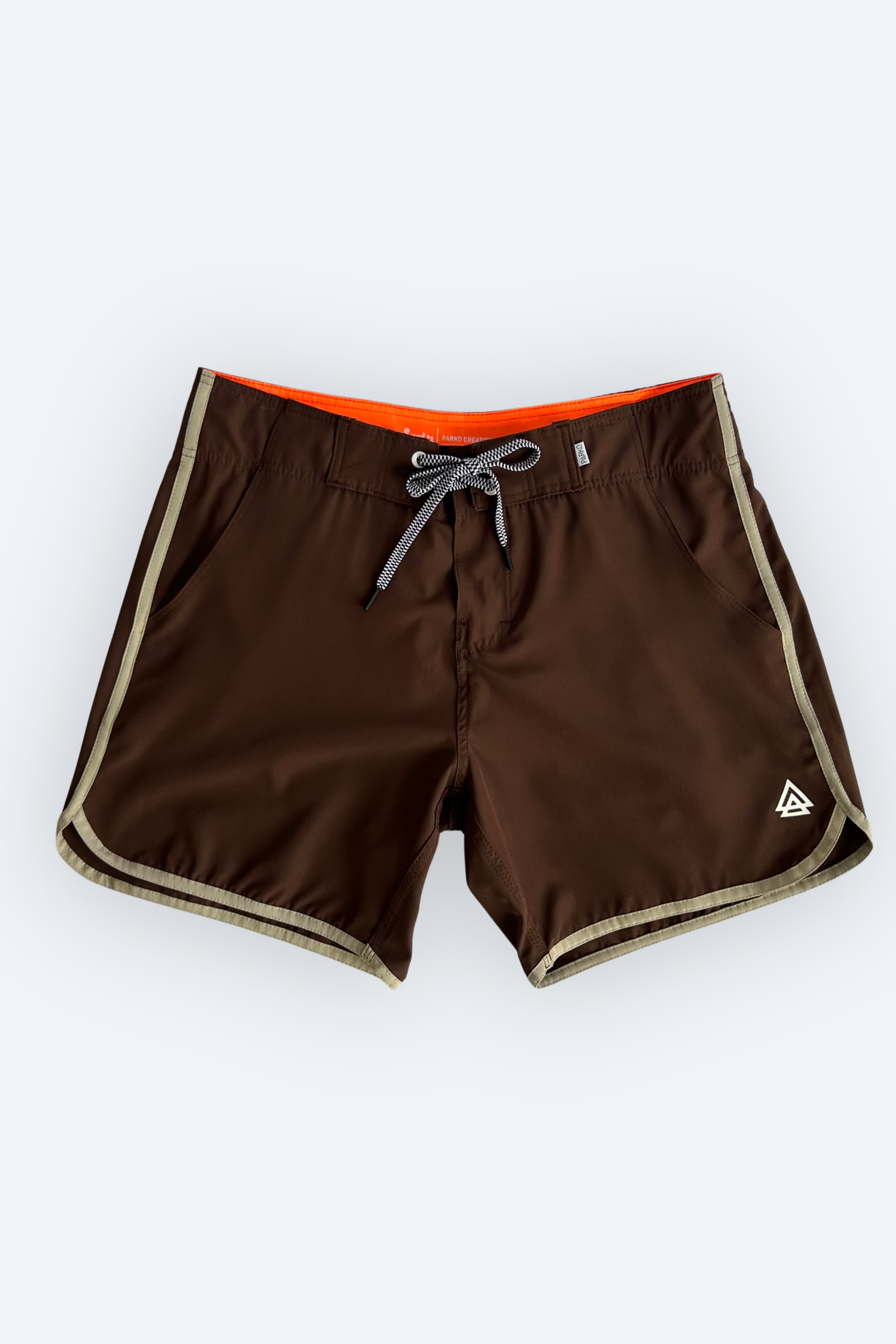 Boardshort Surf Retrô Choco
