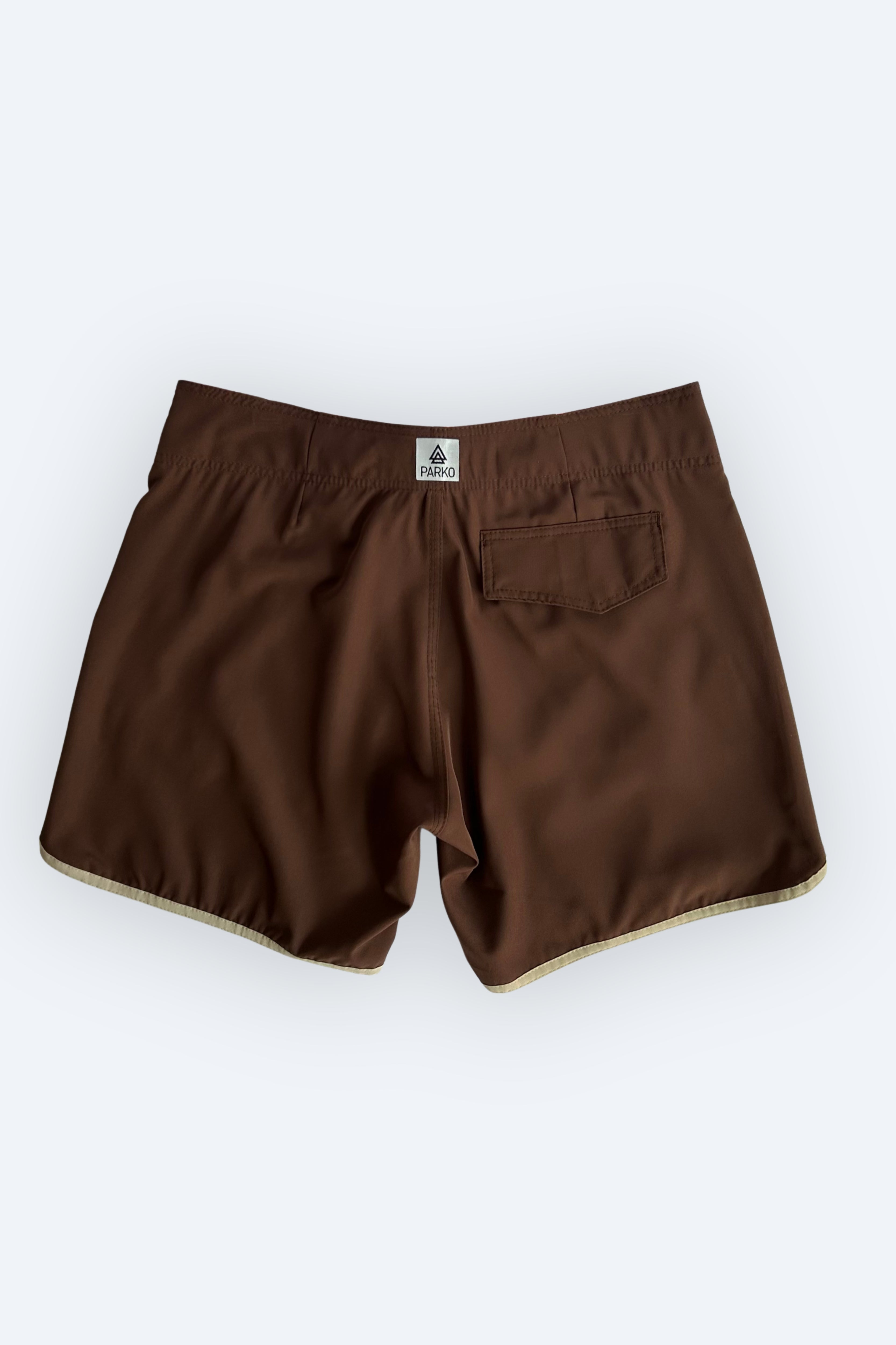 Boardshort Surf Retrô Choco