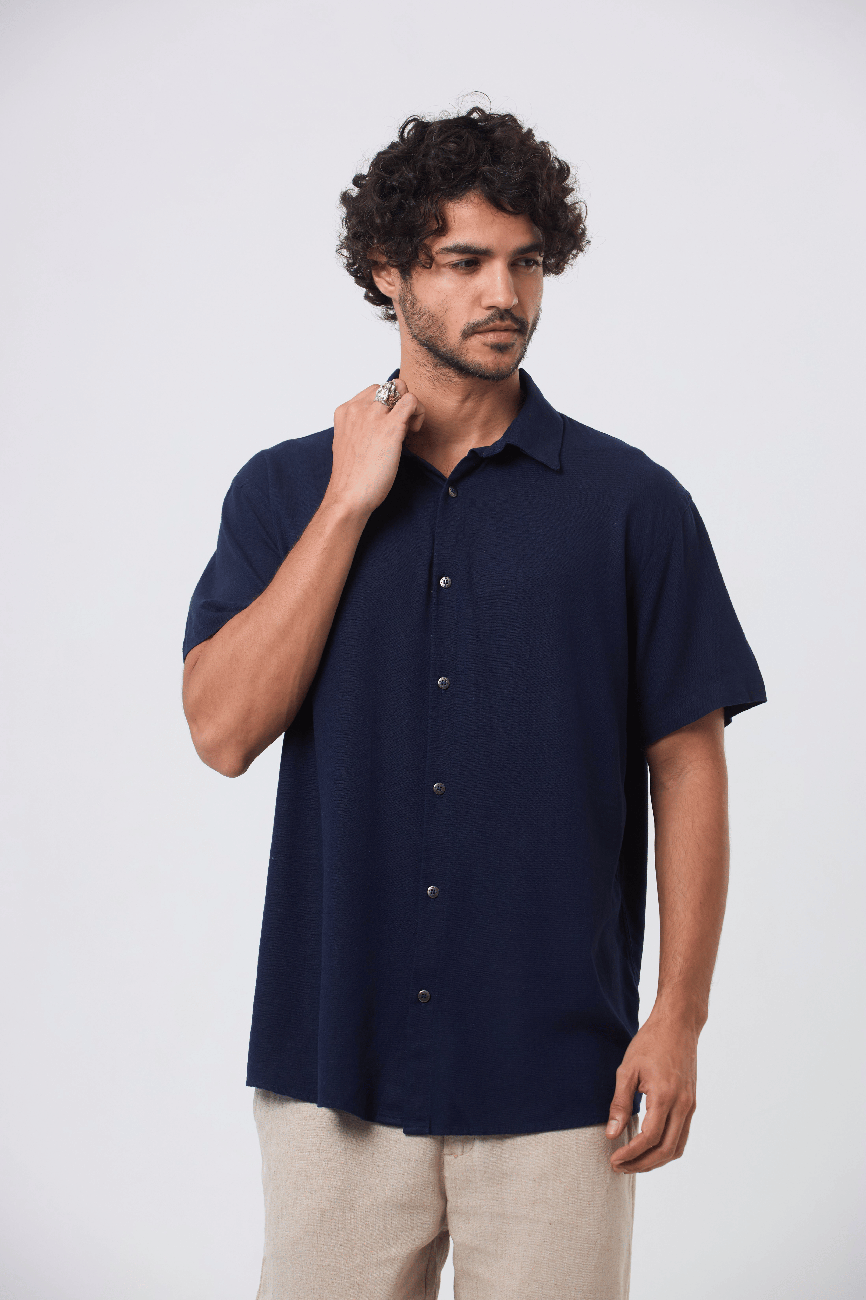 Camisa Essential Marítimo