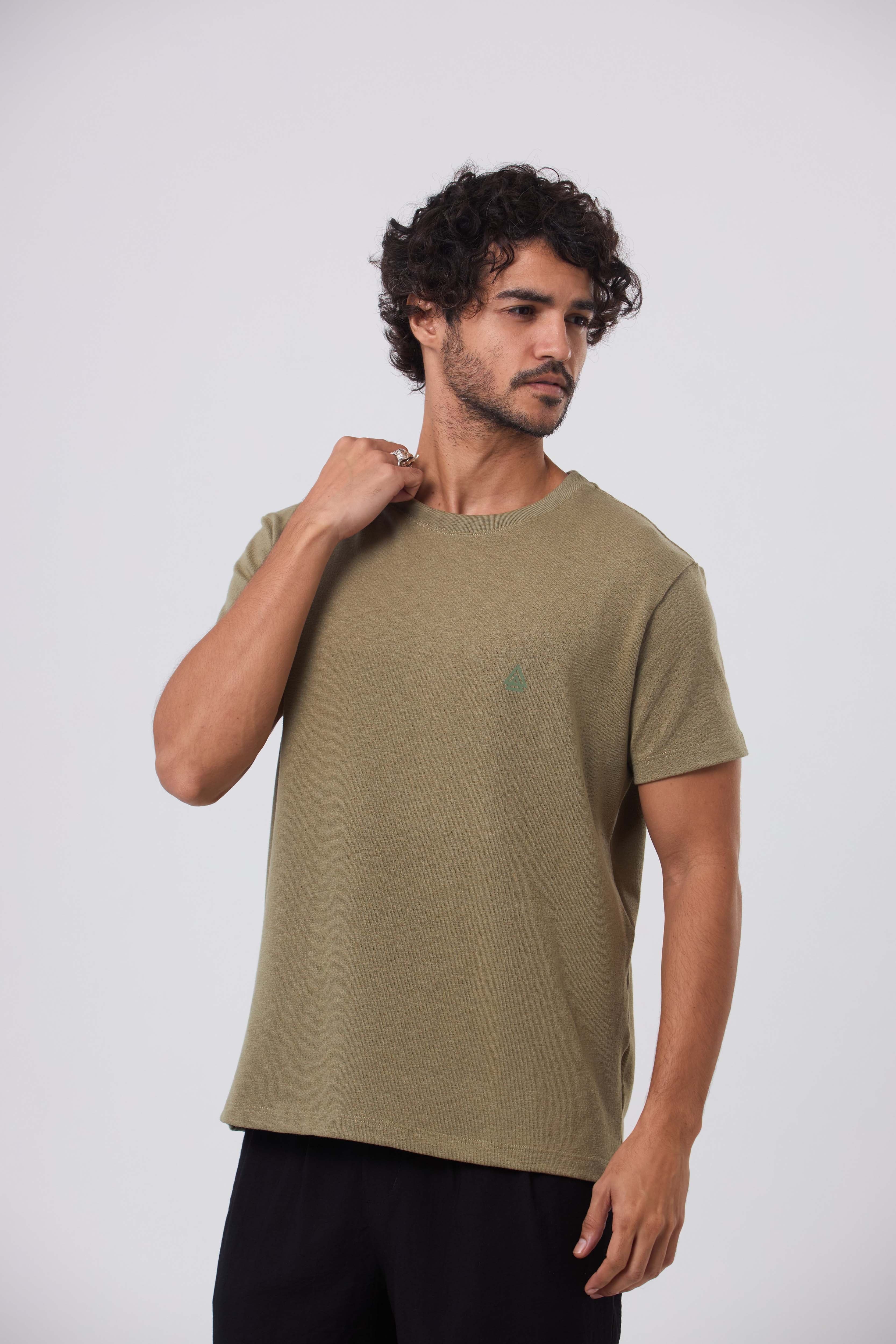 Camiseta Classic Tricô Verde