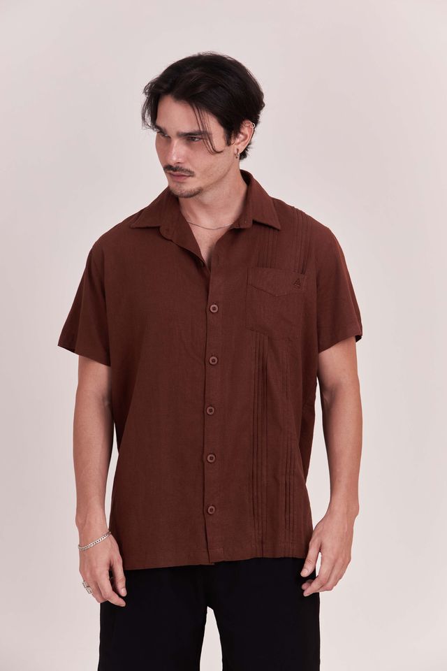 Camisa Ripple Choco