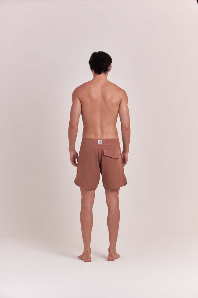Boardshort Surf Retrô Brown