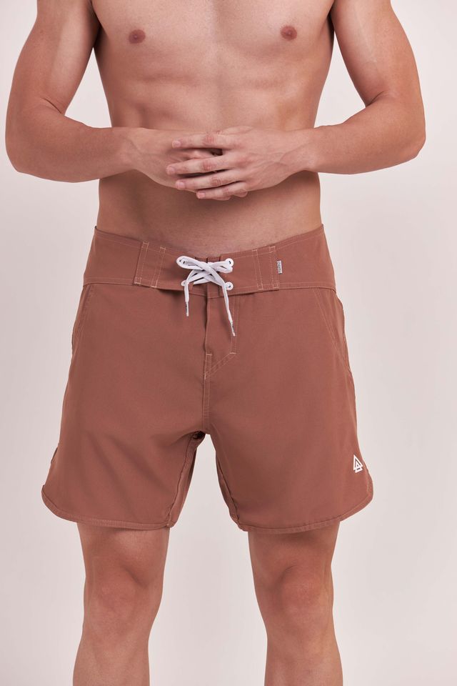 Boardshort Surf Retrô Brown