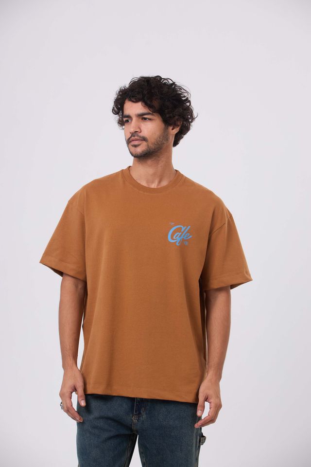 Camiseta Over Boxy Le Jour Cafe