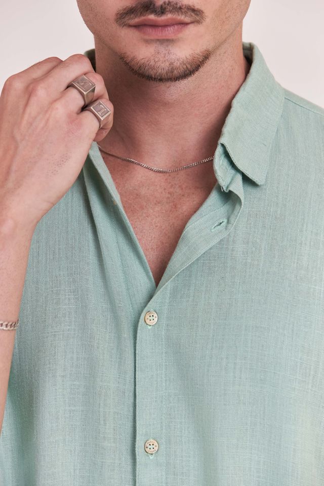 CAMISA DANDI SOFT SLUB MINT