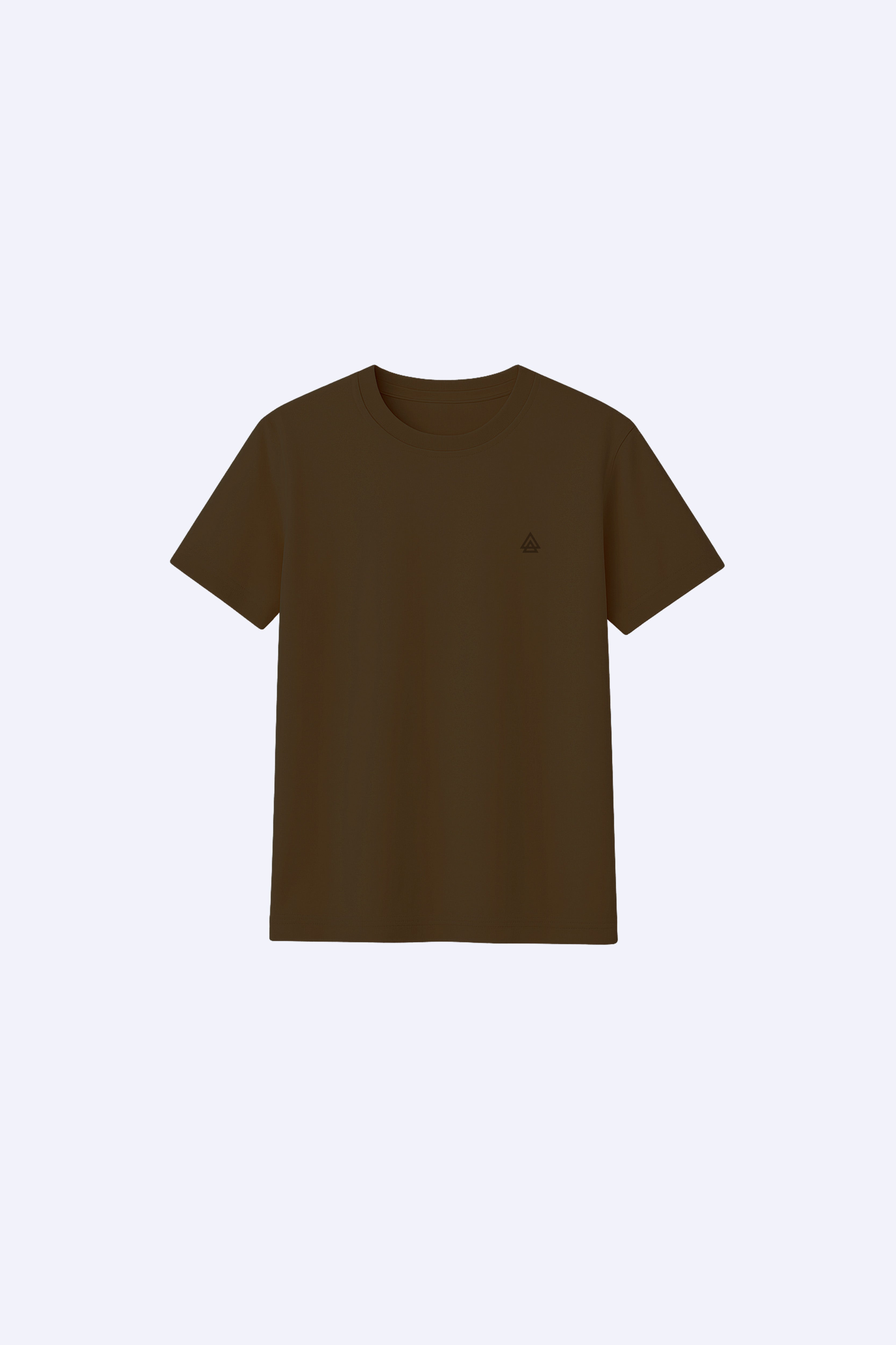 T-shirt Classic Basic Marrom