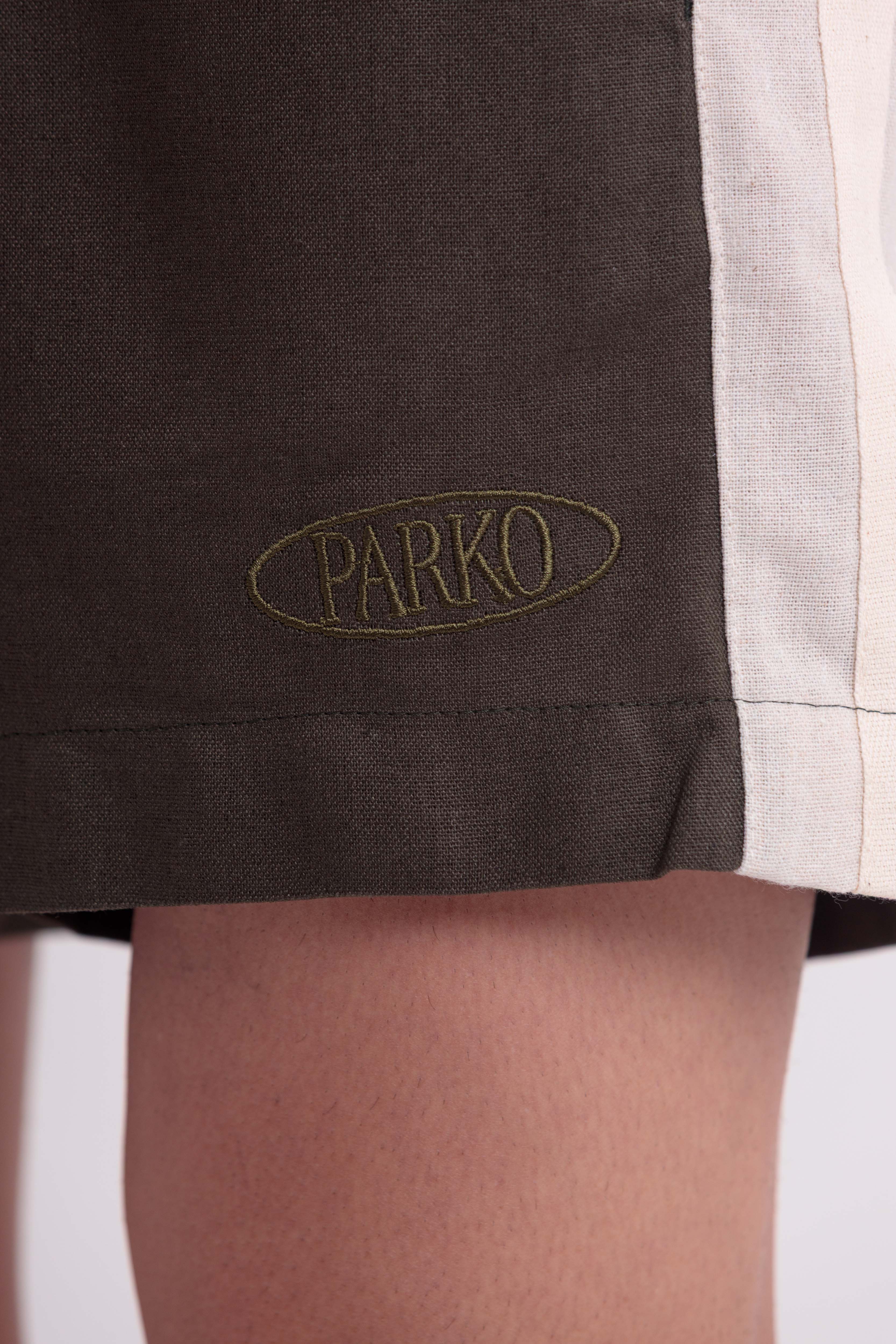 Bermuda De Linho Pipa Tailor Verde Militar