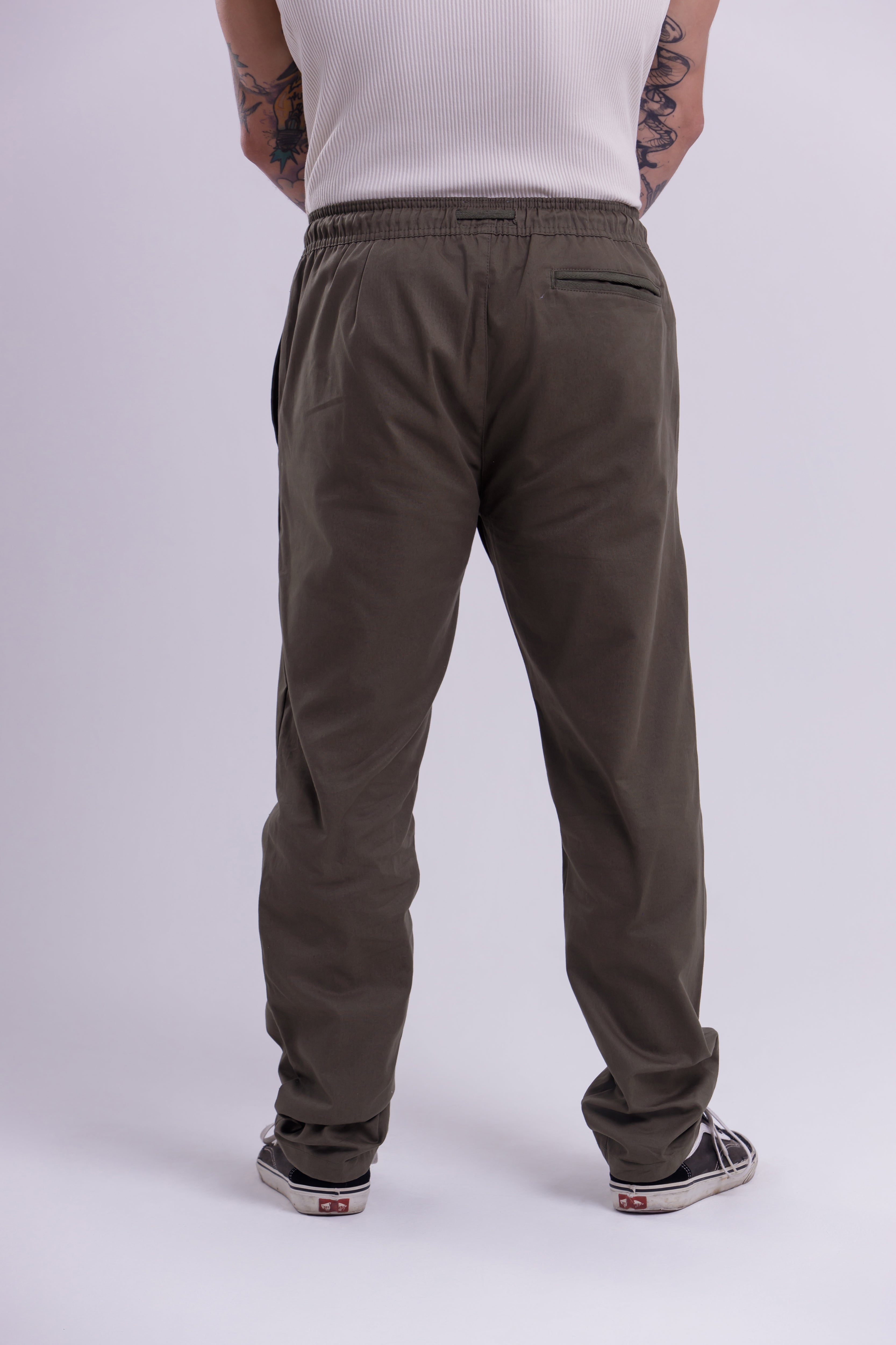 Calça Allday Sarja Verde Militar
