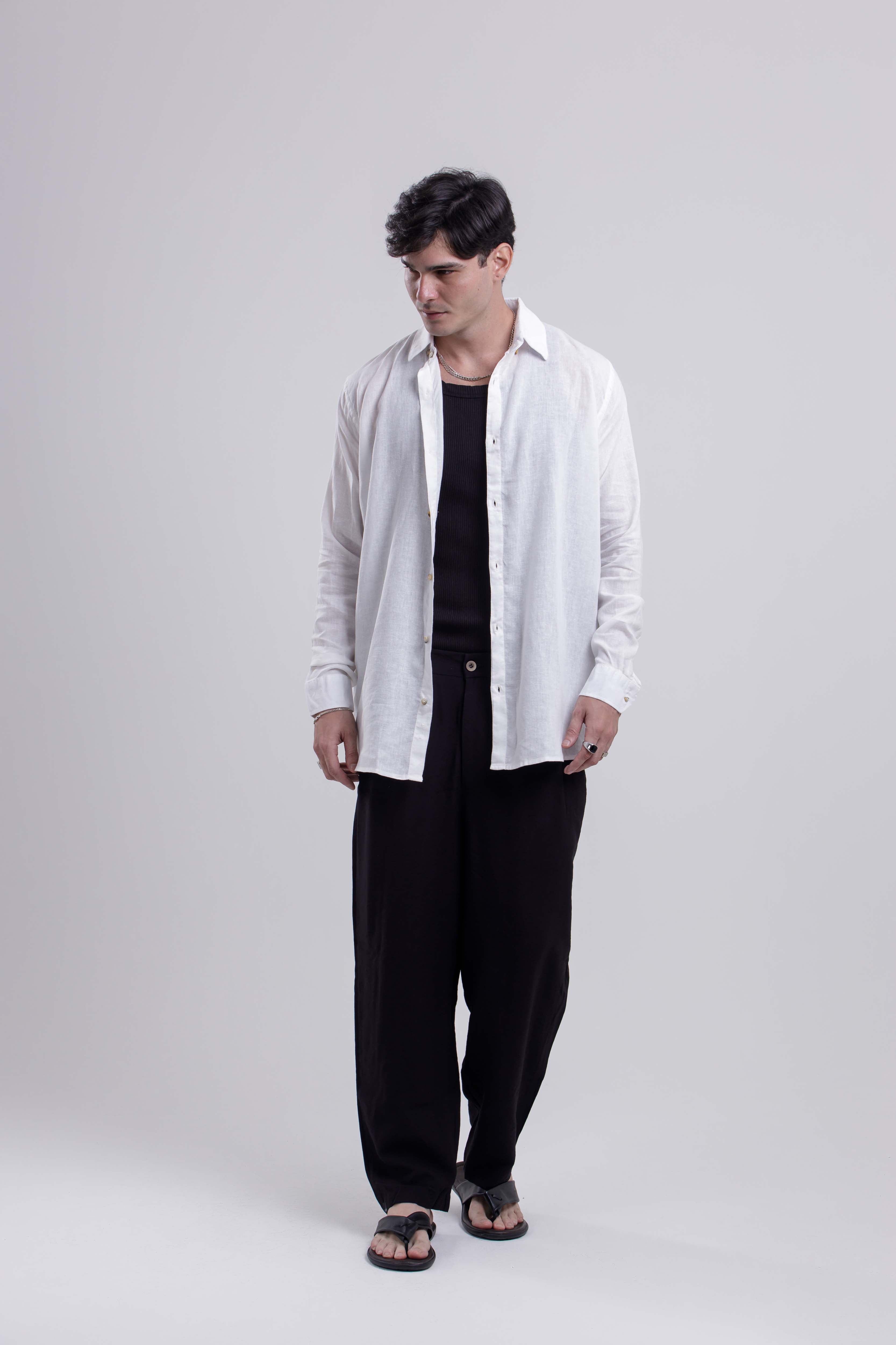 Camisa Dandi Manga Longa Off