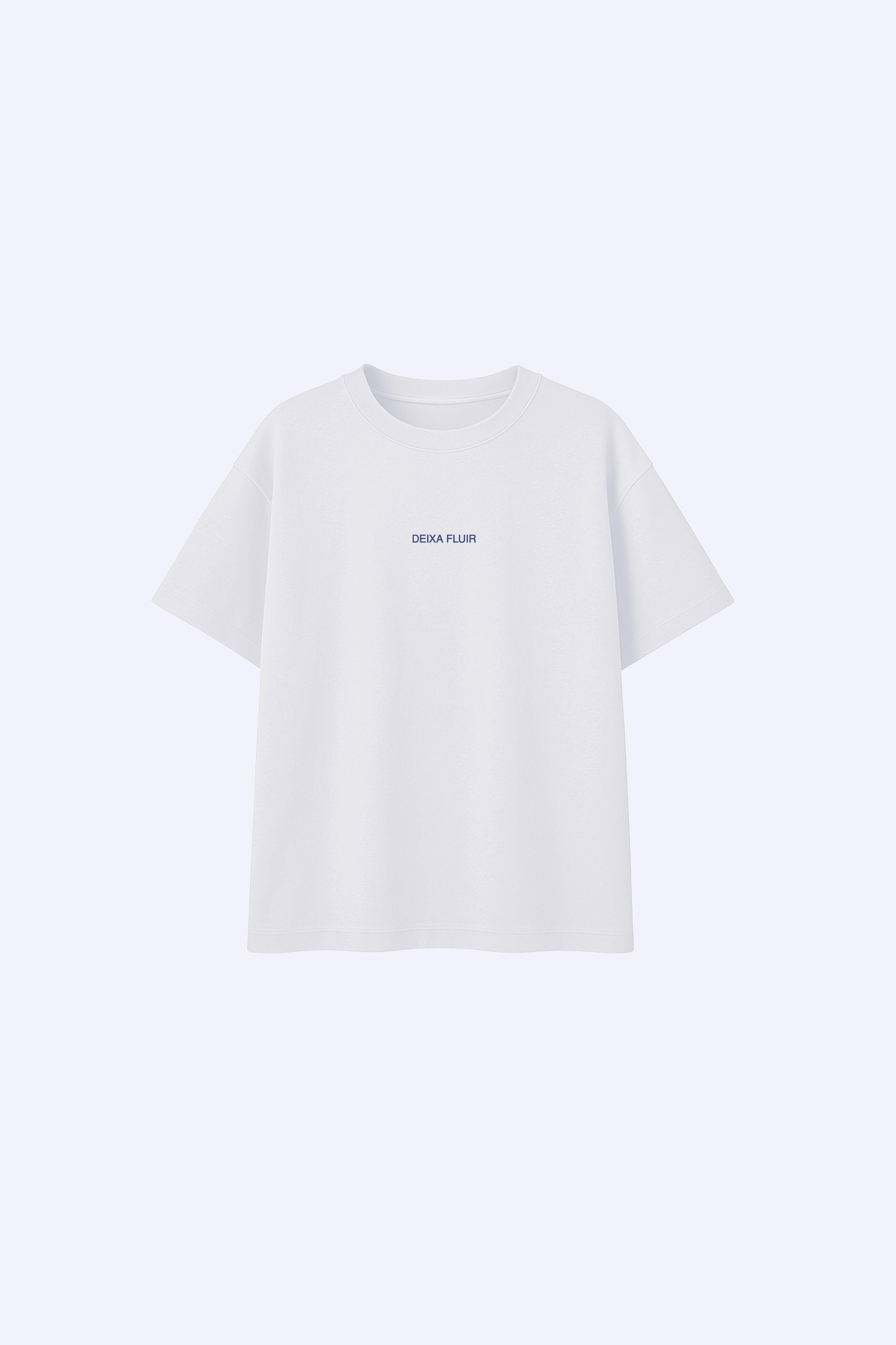 T-shirt Over Boxy Deixa Fluir