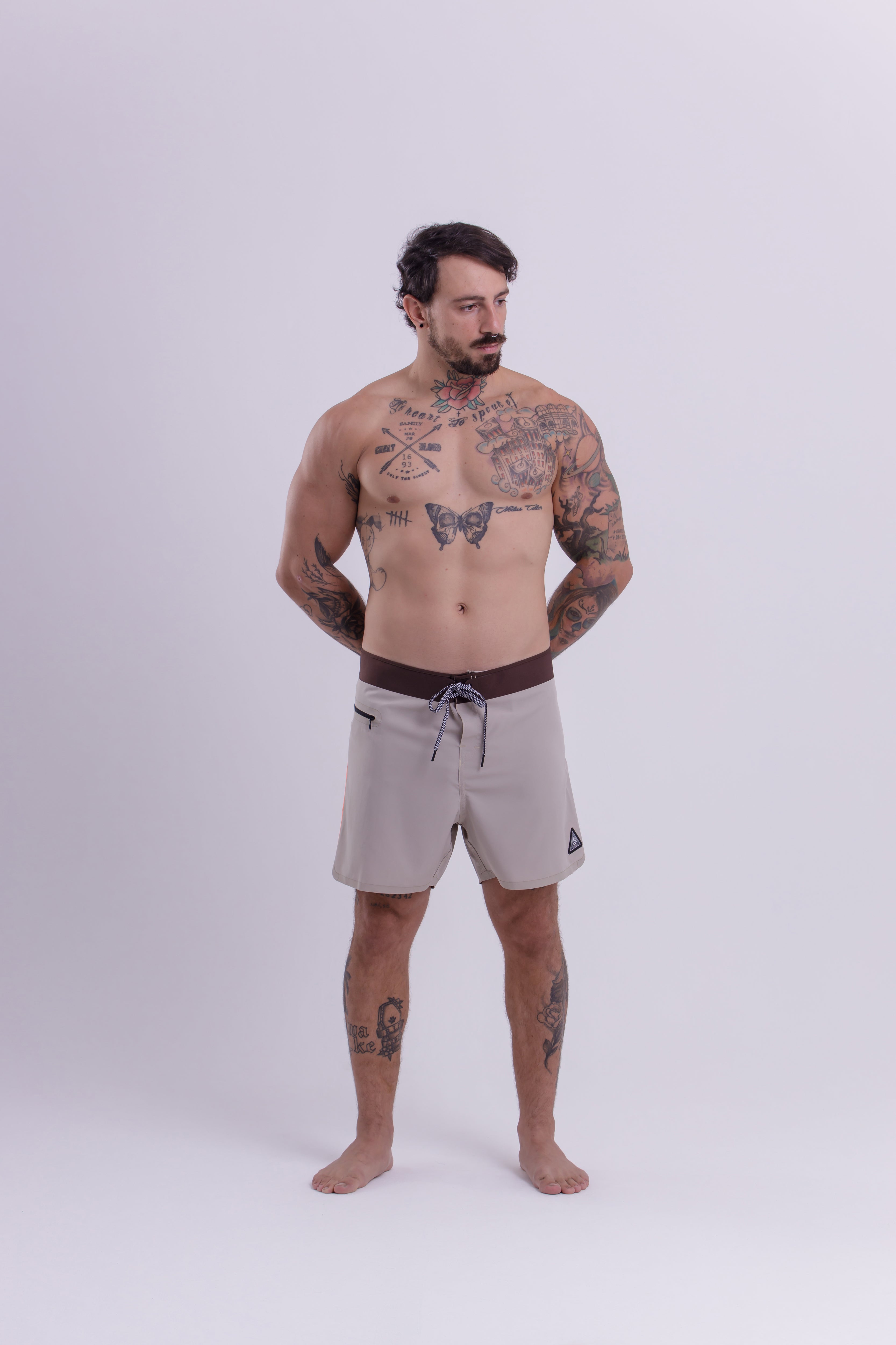 Boardshort Flow Rainbow Latte