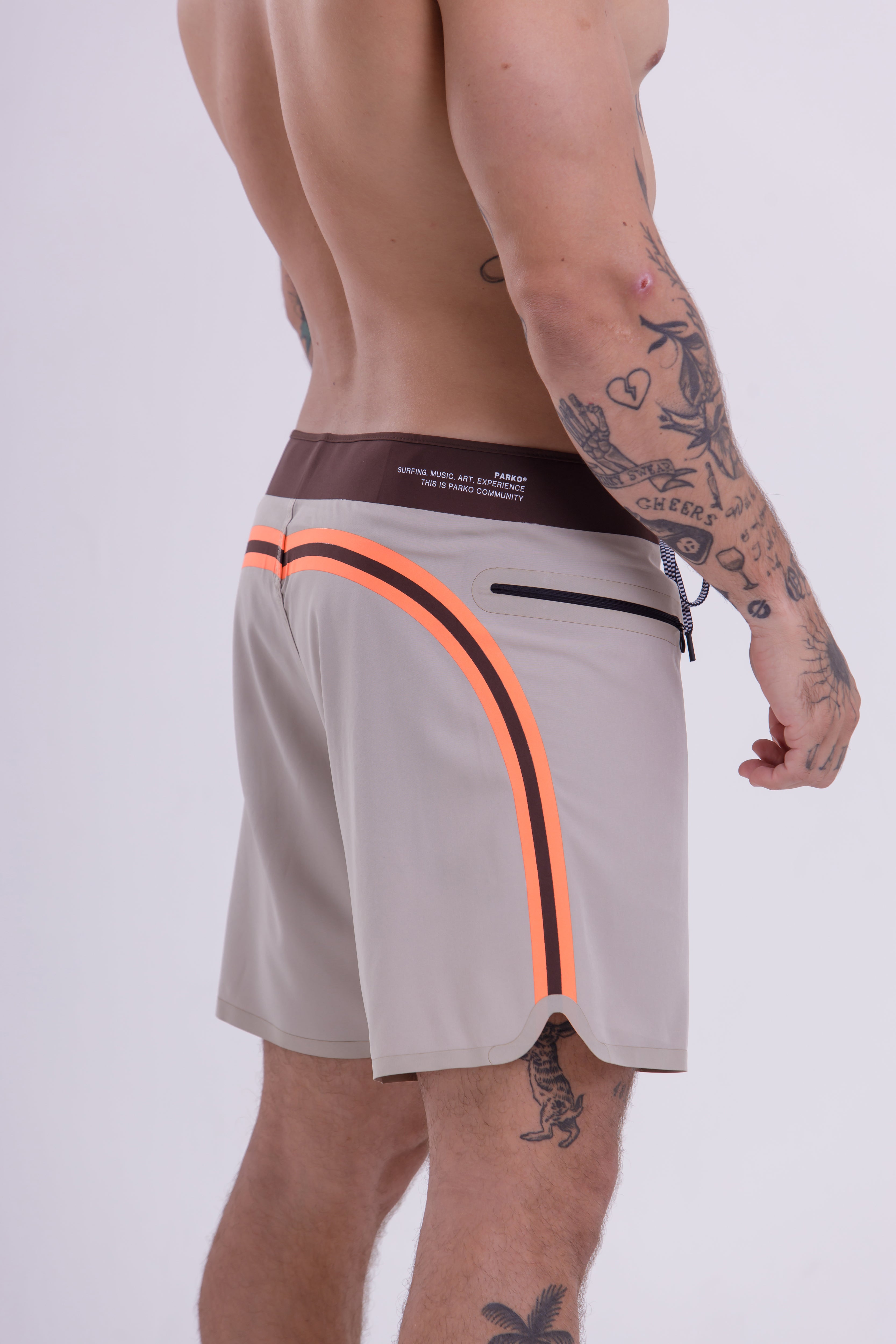 Boardshort Flow Rainbow Latte