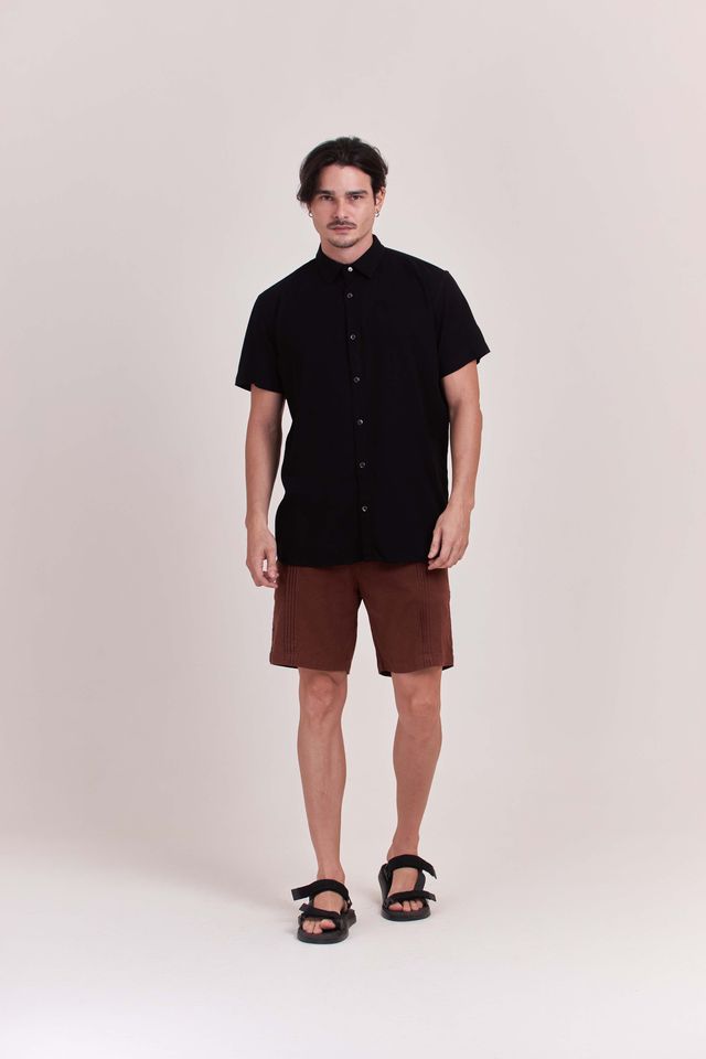 Camisa Essential Wash Preto