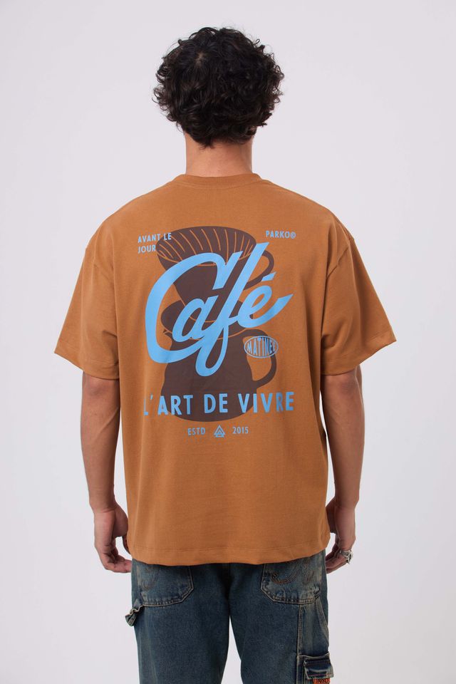 Camiseta Over Boxy Le Jour Cafe