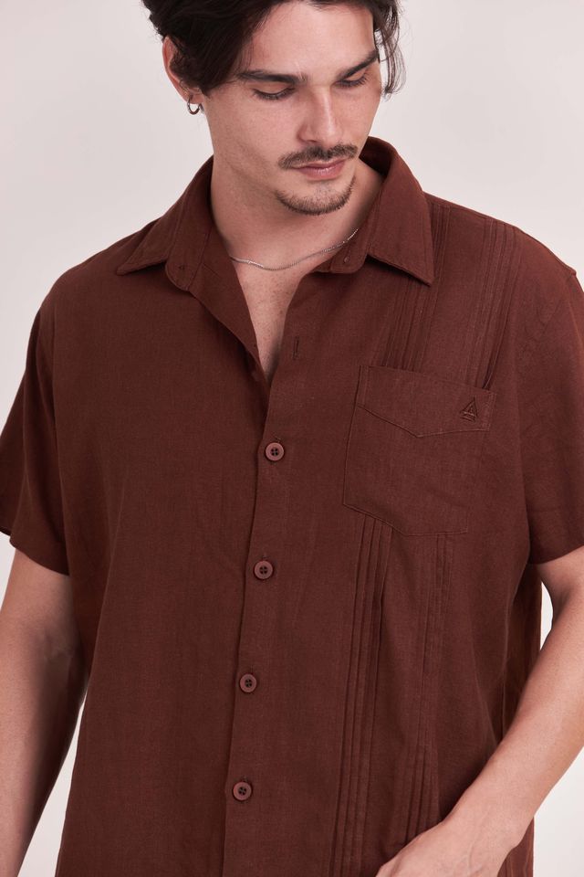 Camisa Ripple Choco