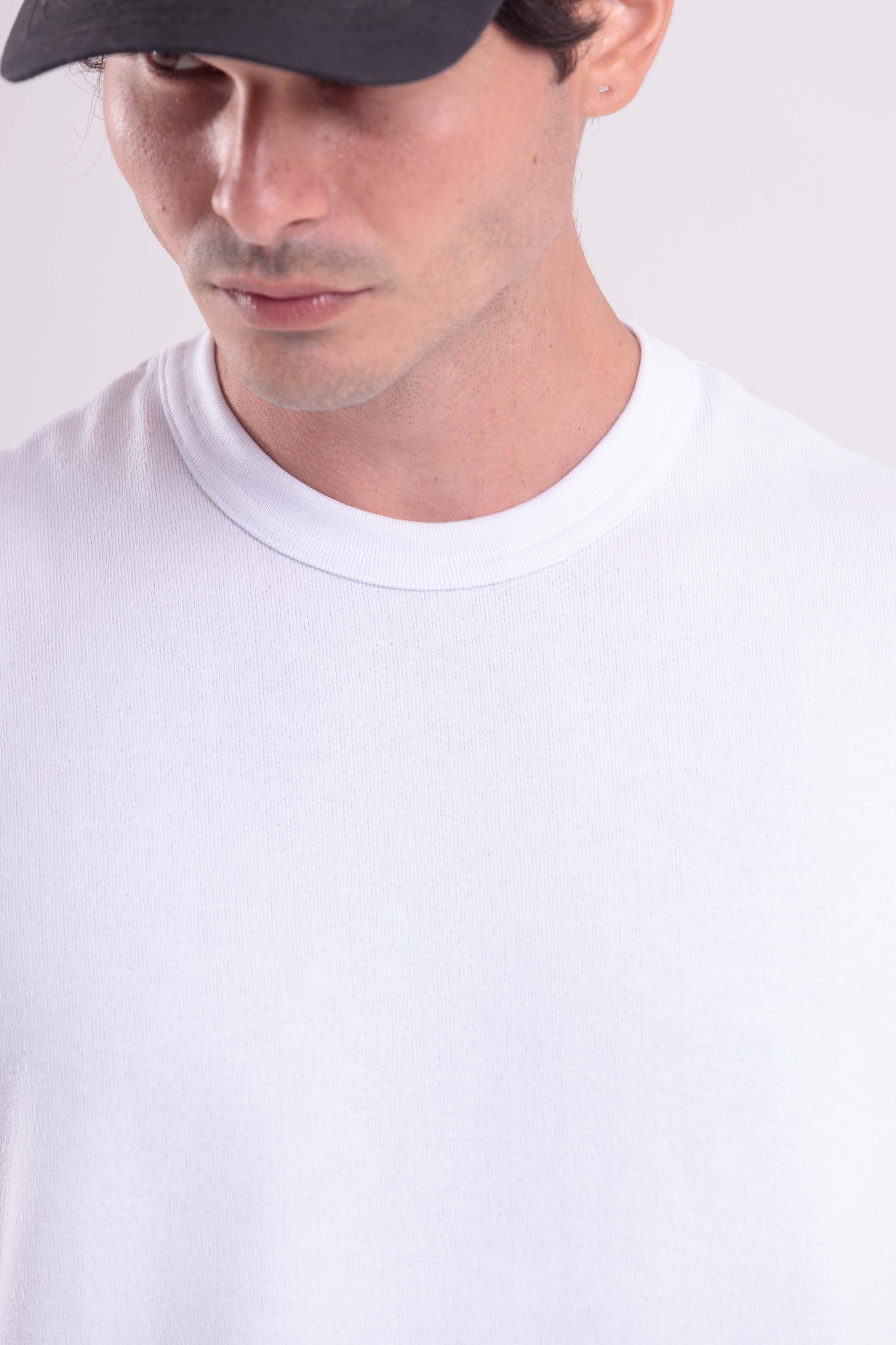 Regata Overboxy Trico Branca