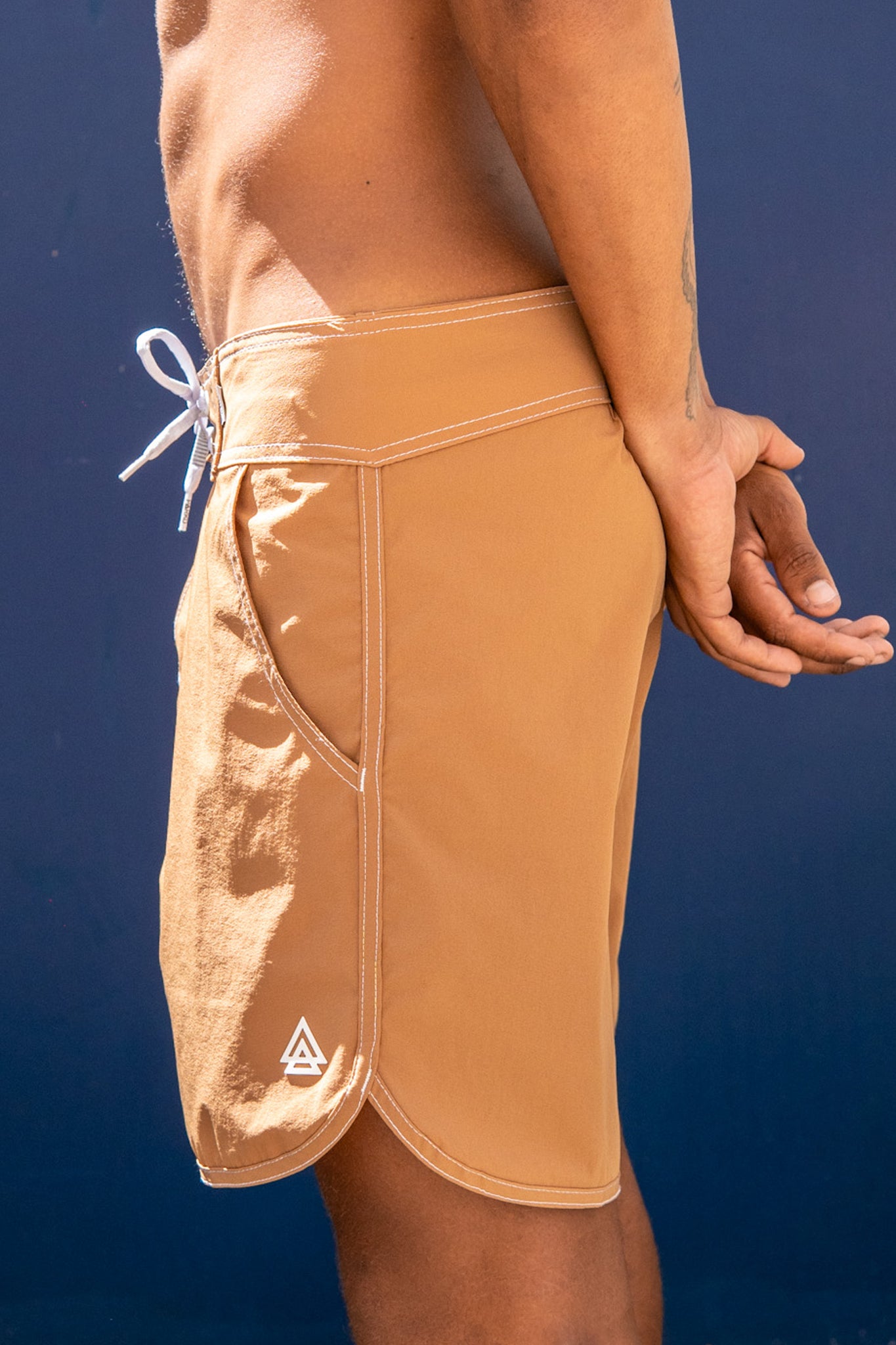 Boardshort Surf Retrô Caramel
