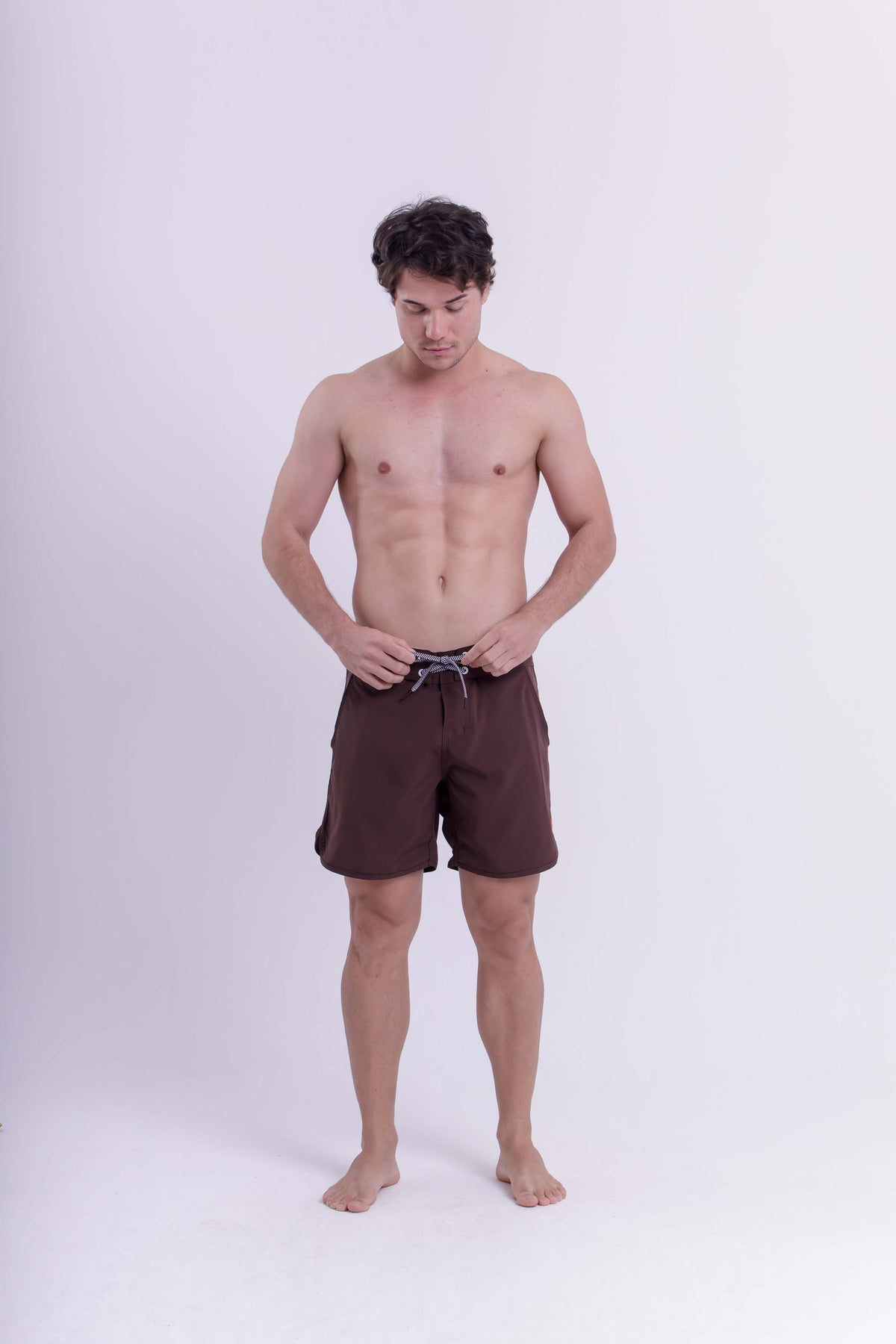 Boardshort Surf Retrô Cacao